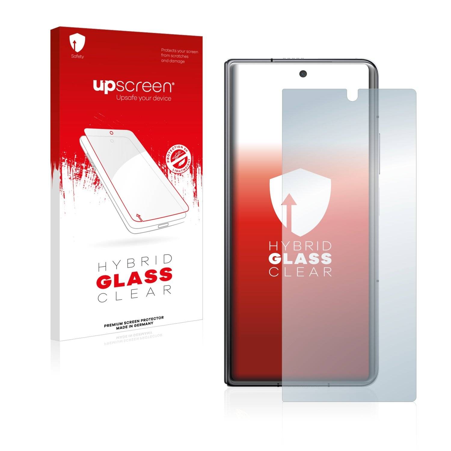 upscreen Hybrid Glass Clear Premium Schutzglas Folie für Honor Magic