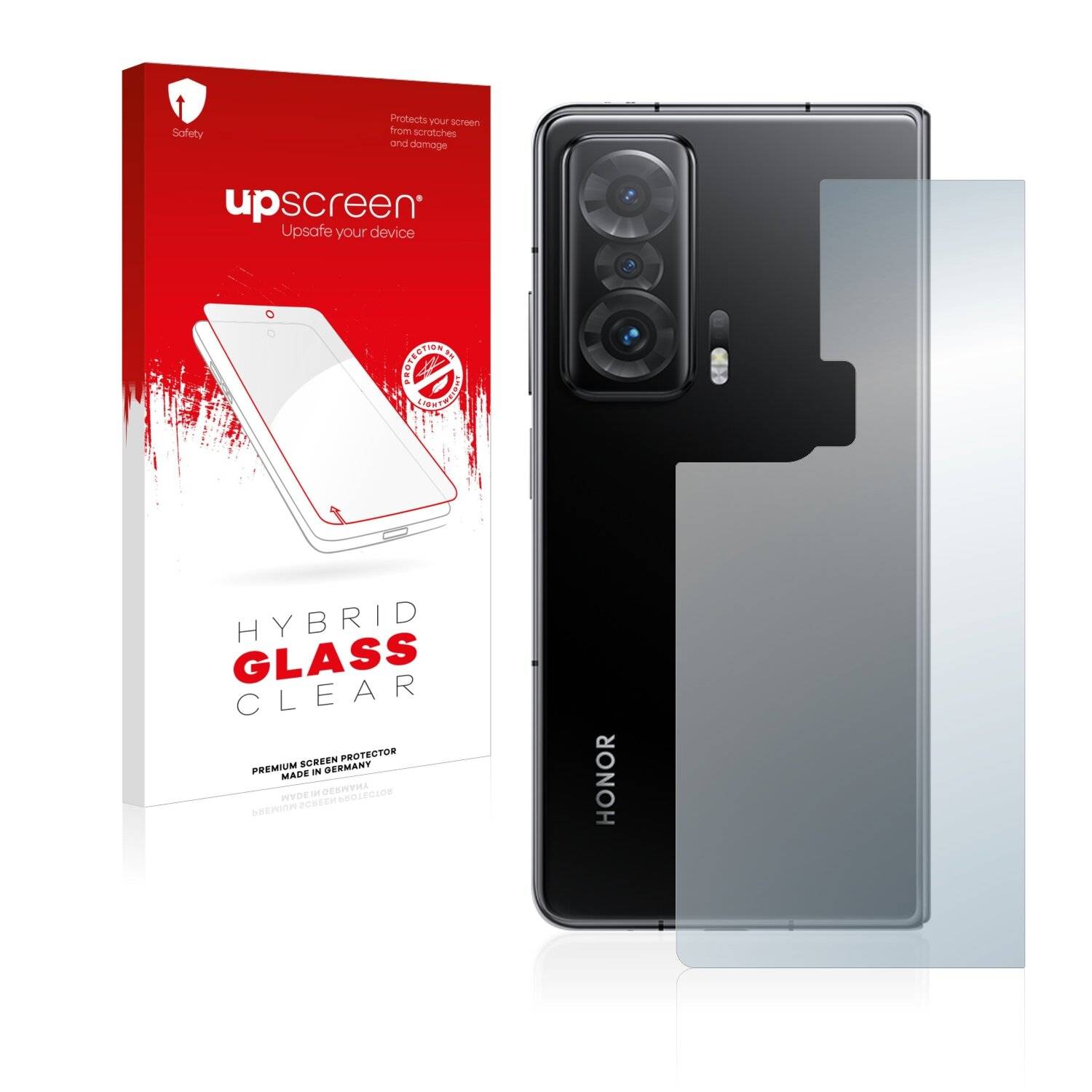 upscreen Hybrid Glass Clear Premium Schutzglas Folie für Honor Magic V