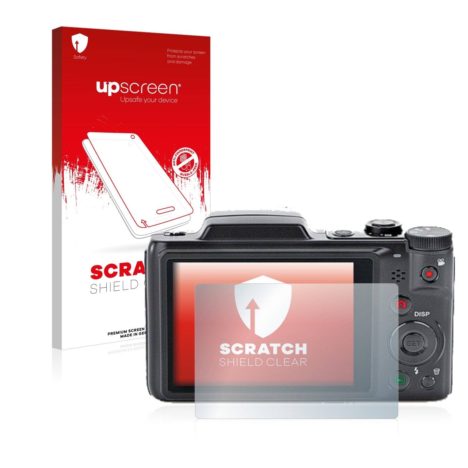 upscreen Scratch Shield Clear Premium Displayschutzfolie für Maginon SZ