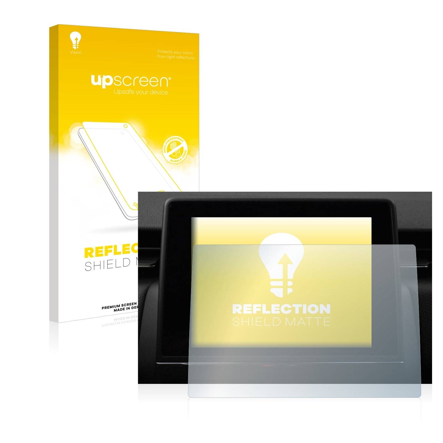 upscreen Reflection Shield Matte Premium Displayschutzfolie für Renault Captur Easy Link