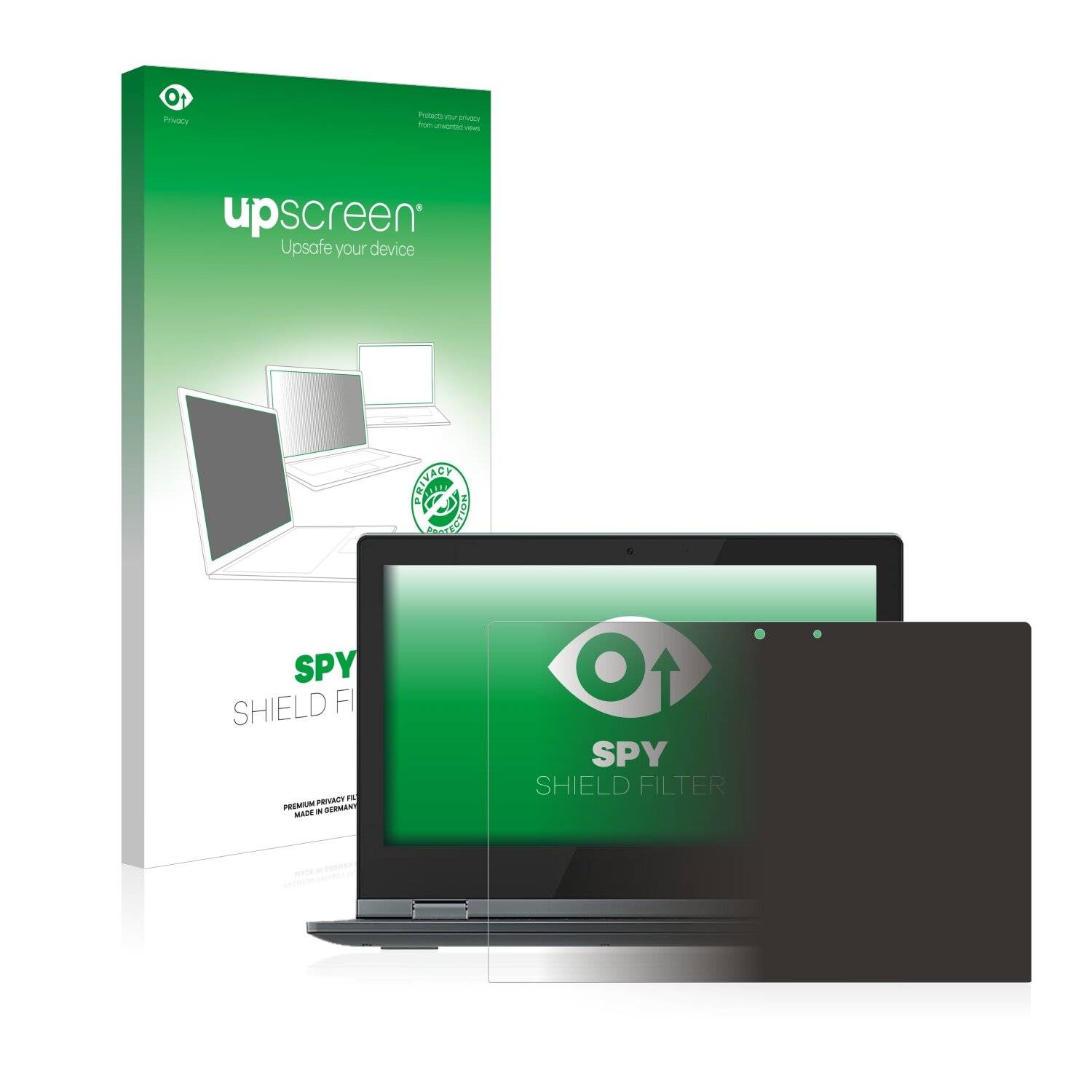 upscreen Spy Shield Filter Premium Blickschutzfilter für Lenovo Chromebook Flex 3 11