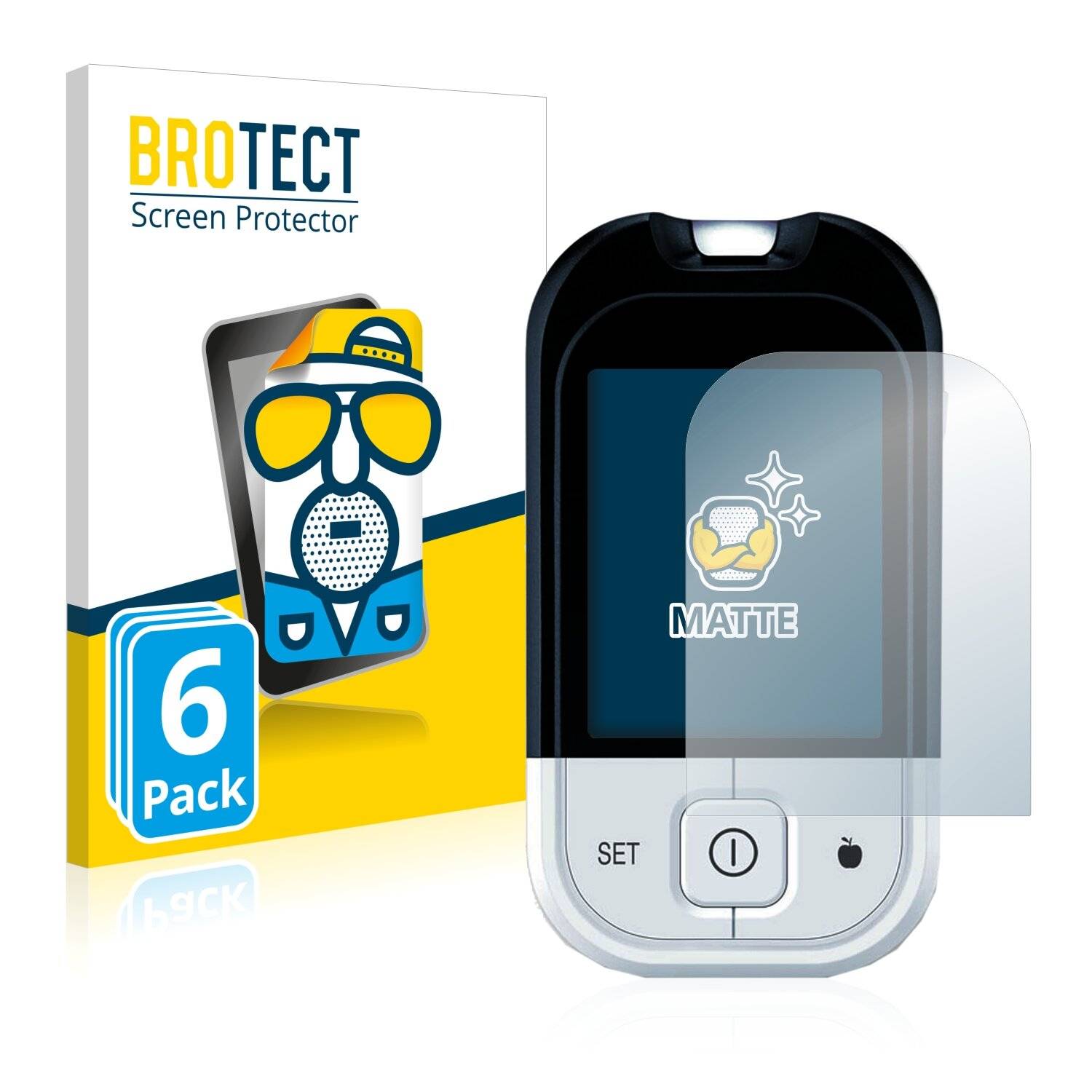 6x BROTECT Matte Displayschutzfolie für Beurer GL 48 - Entspiegelt,