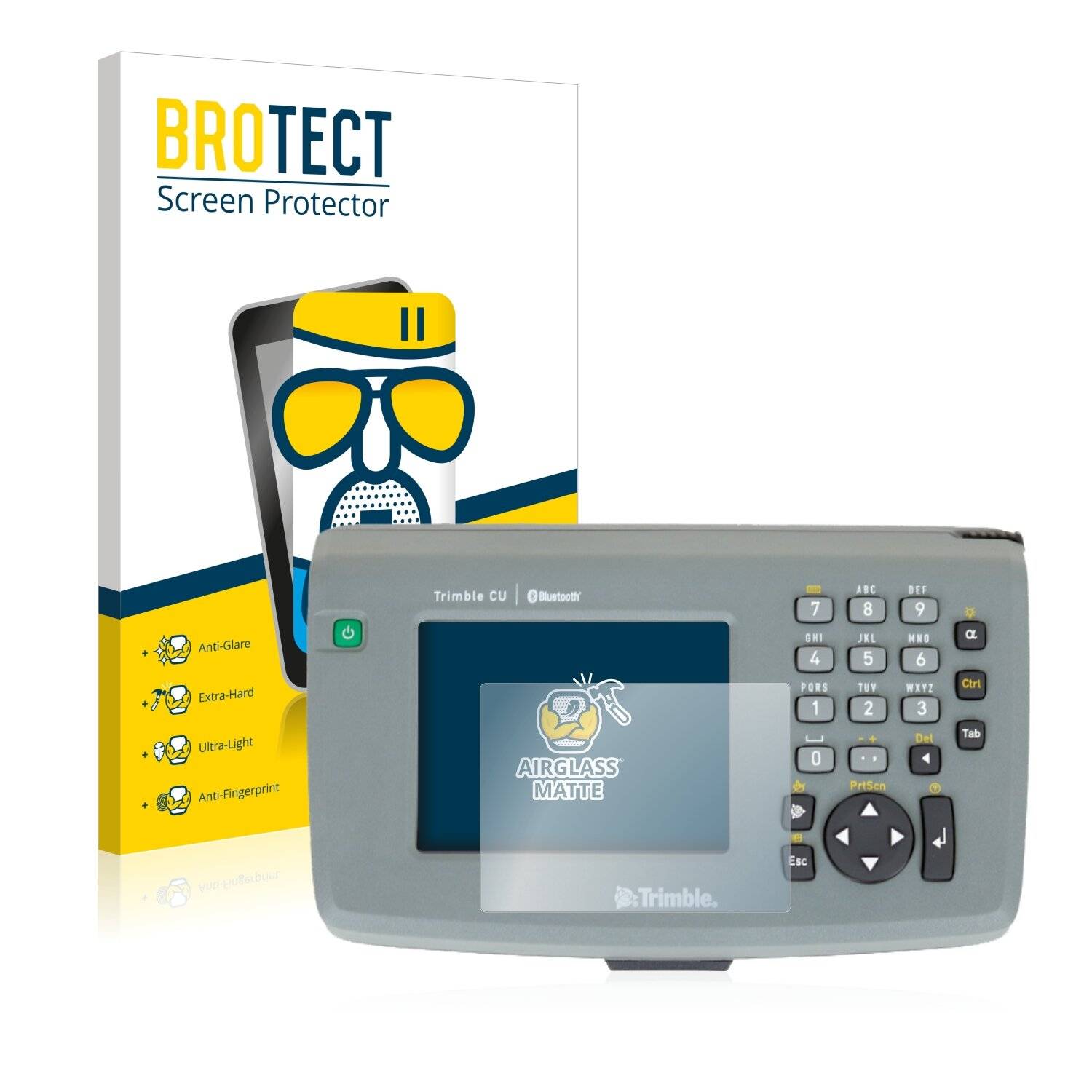 BROTECT AirGlass Matte Schutzglas Folie für Trimble