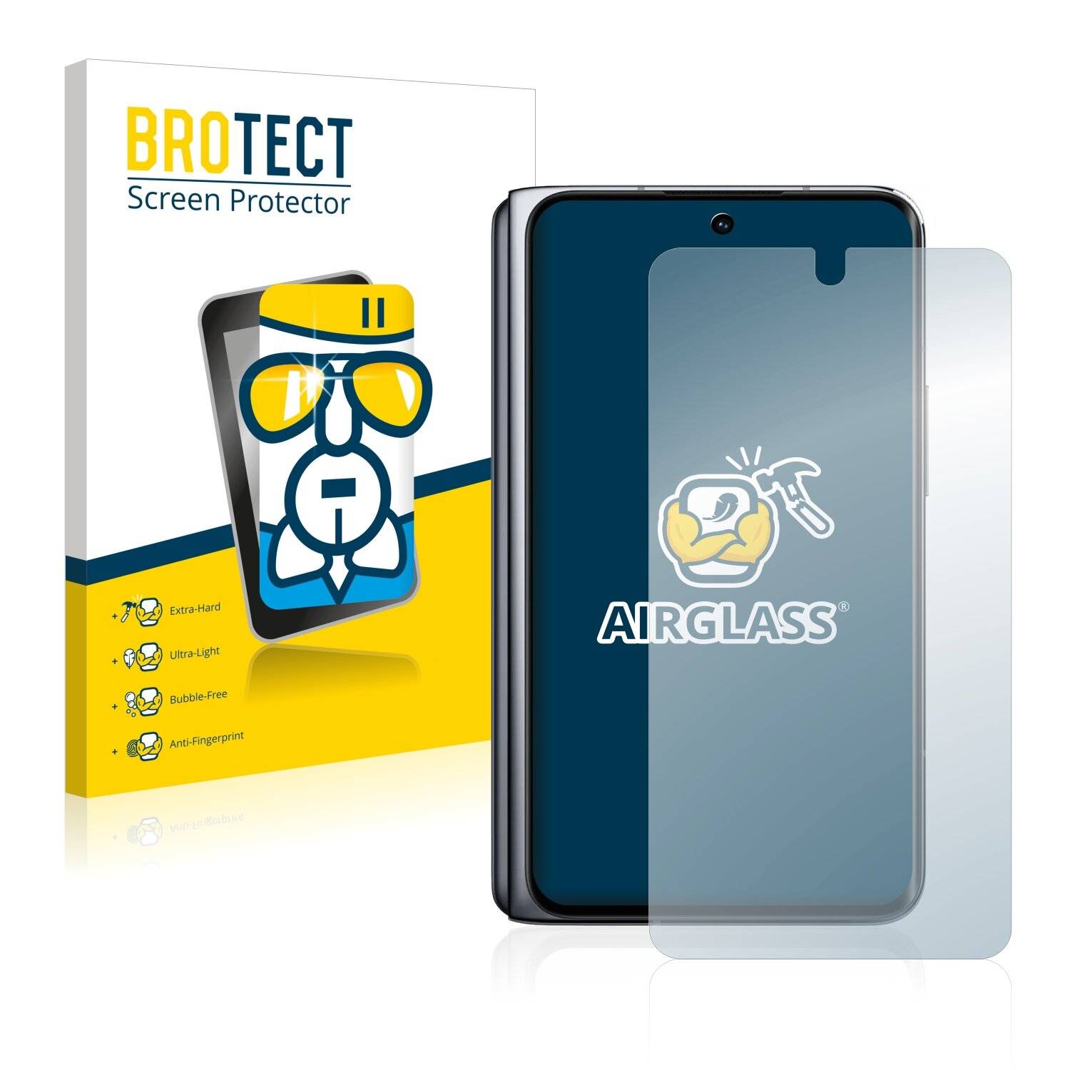 BROTECT AirGlass Schutzglas Folie für Oppo Find