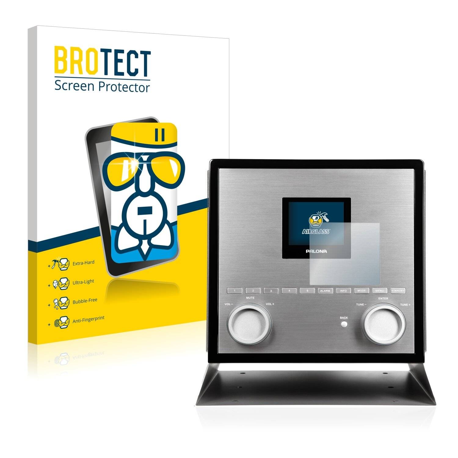BROTECT AirGlass Schutzglas Folie für Palona