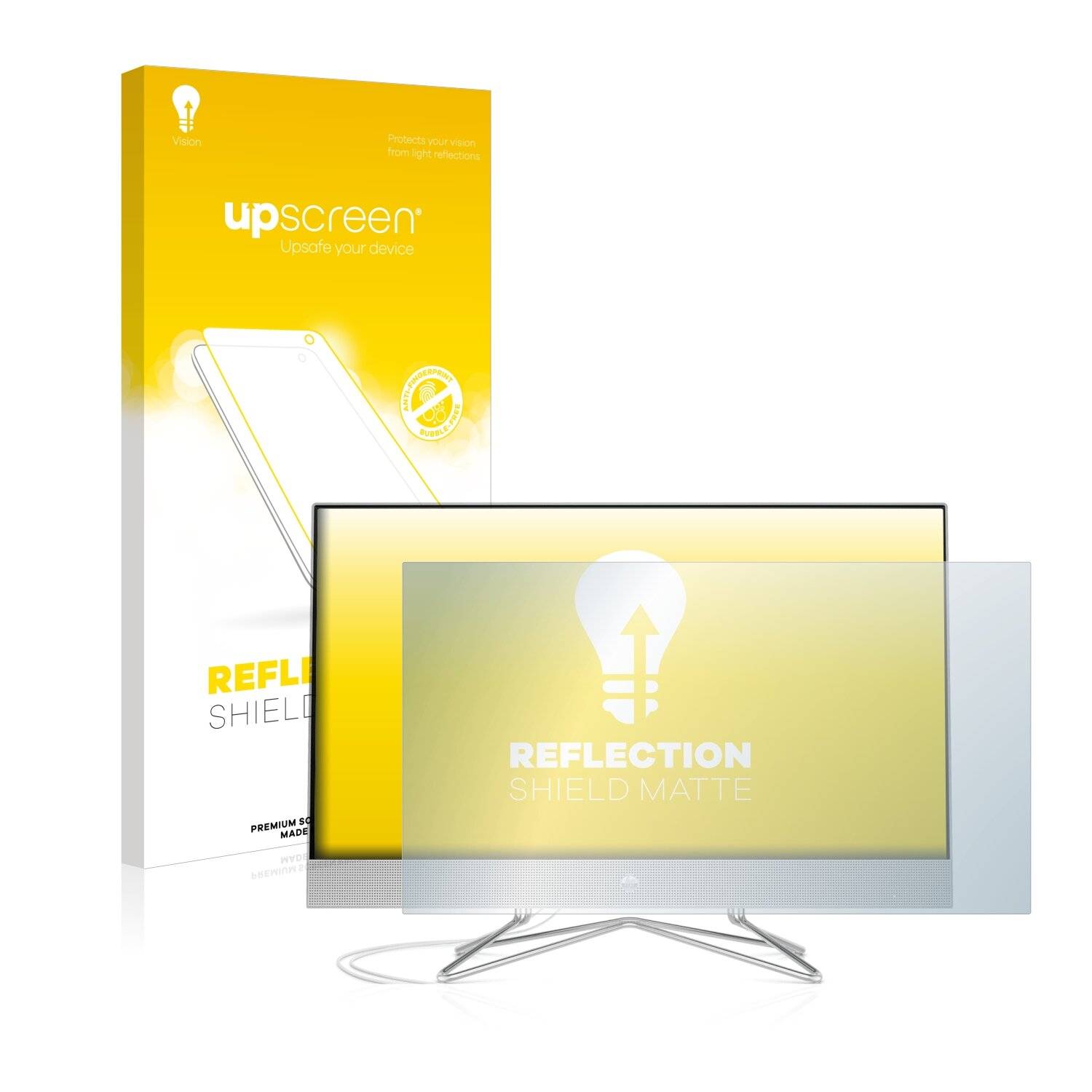 upscreen Reflection Shield Matte Premium Displayschutzfolie für HP All-in-One