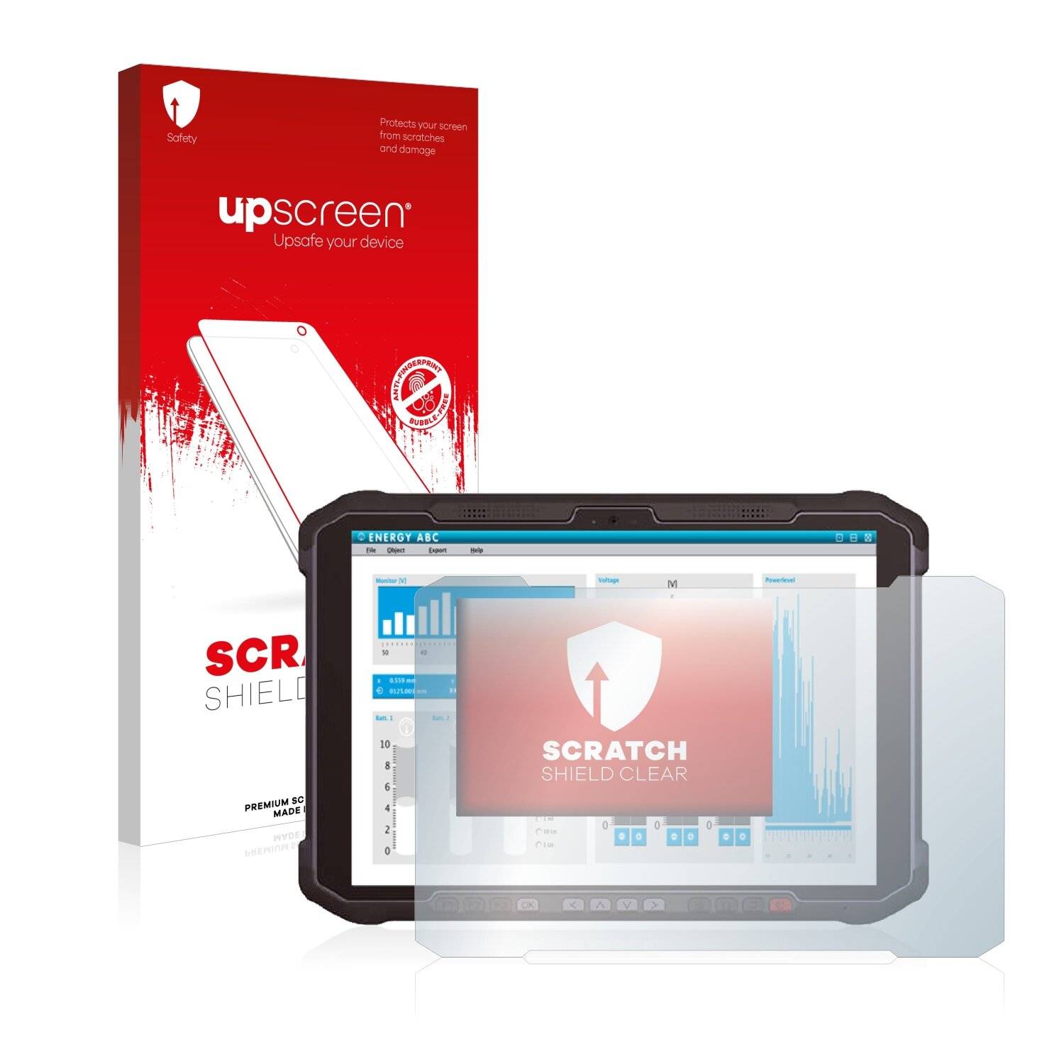 upscreen Scratch Shield Clear Premium Displayschutzfolie für Newland Speedata SD100