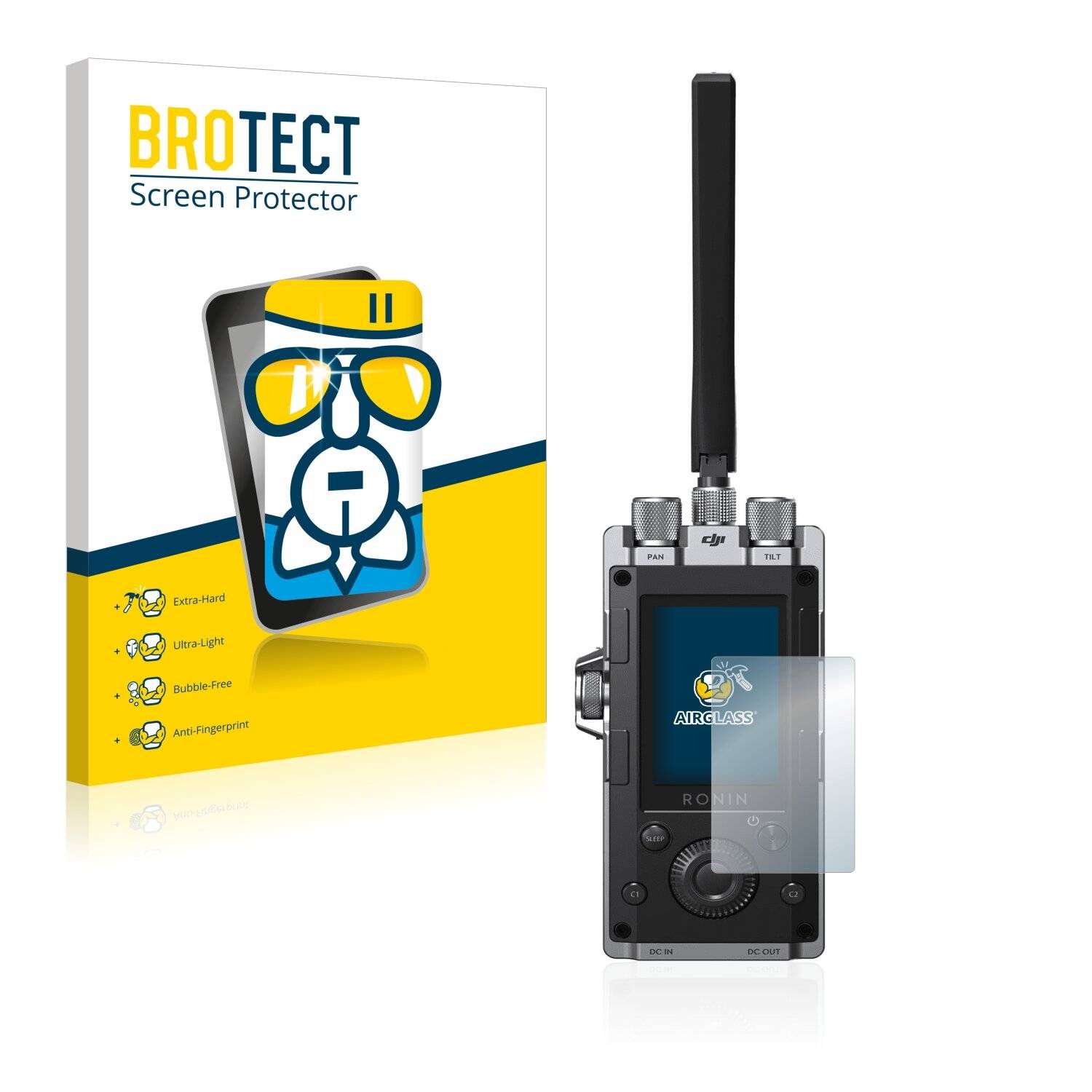 BROTECT AirGlass Schutzglas Folie für DJI Force