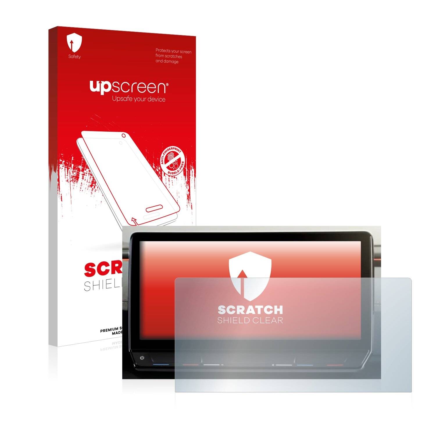 upscreen Scratch Shield Clear Premium Displayschutzfolie für Cupra Formentor 2022