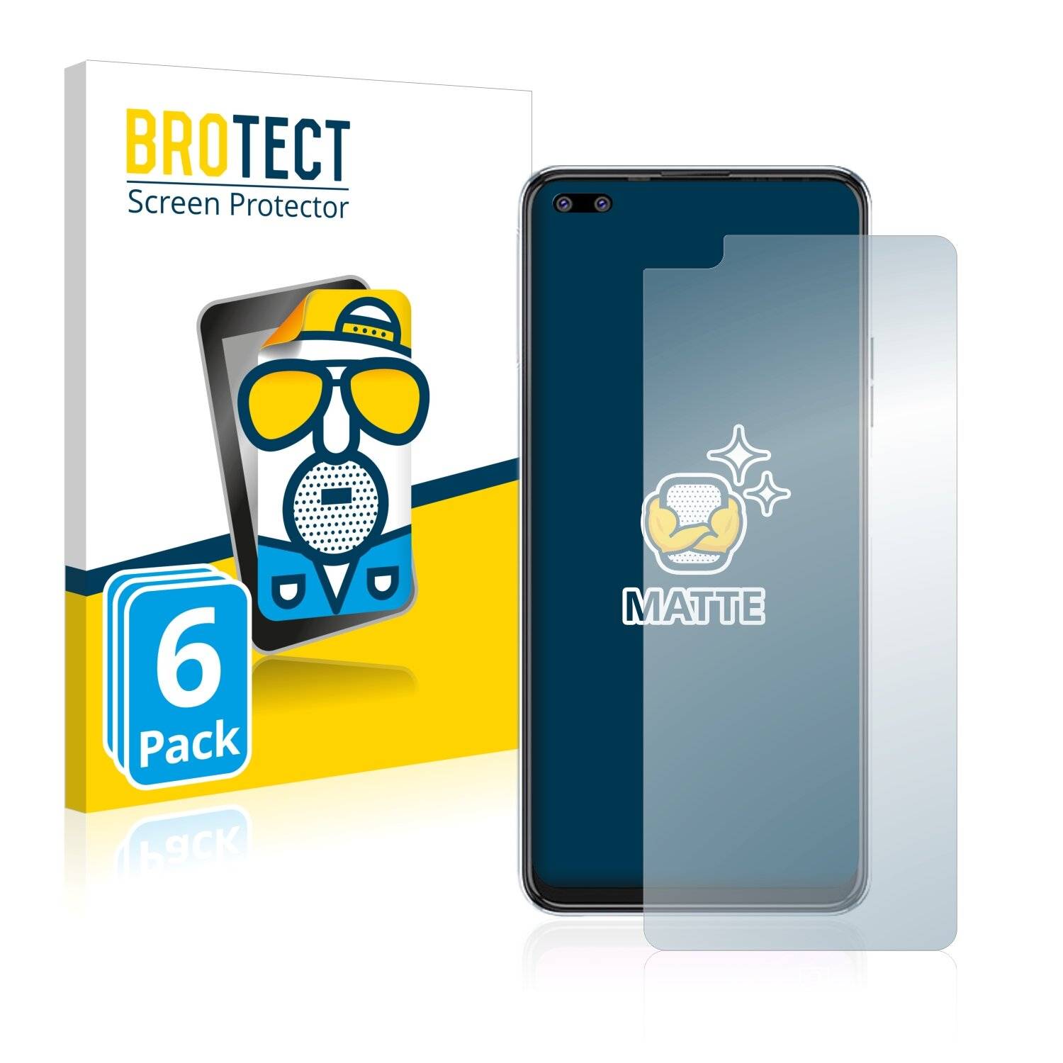 6x BROTECT Matte Displayschutzfolie für Tecno Camon 16 Premier - Entspiegelt,