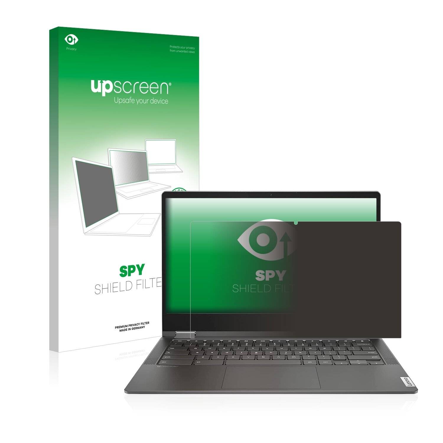 upscreen Spy Shield Filter Premium Blickschutzfilter für Lenovo IdeaPad Flex 5i