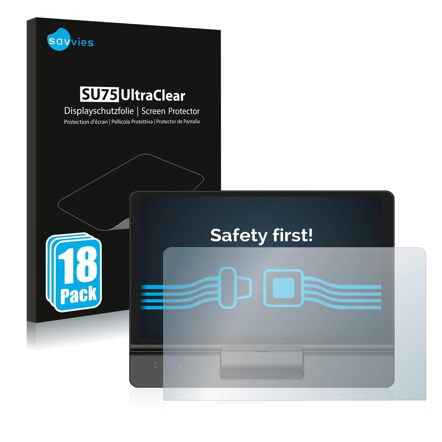 18x Savvies SU75 Displayschutzfolie für One Netbook A1