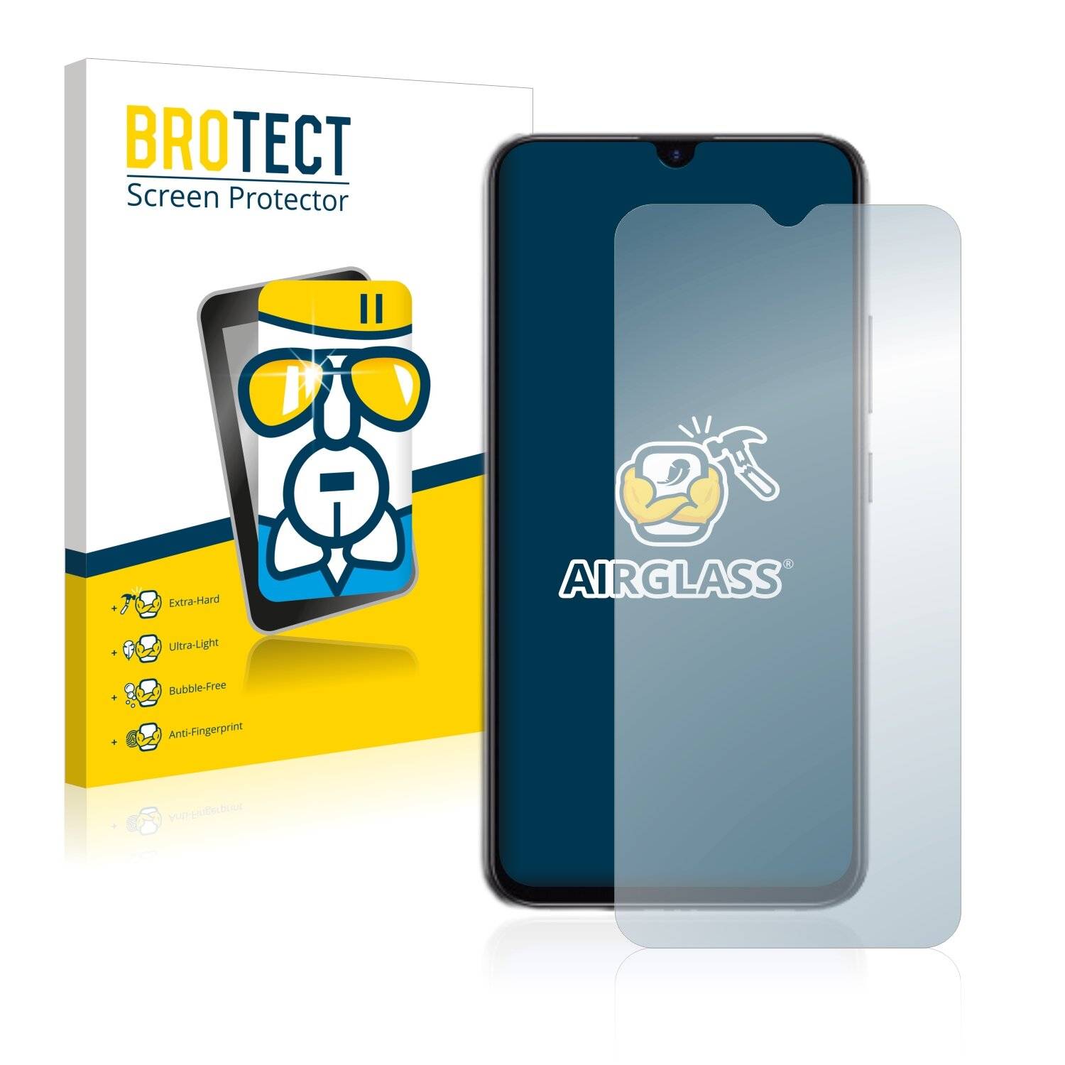 BROTECT AirGlass Schutzglas Folie für Philips
