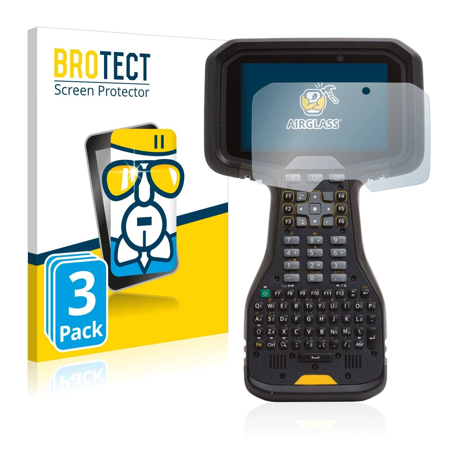 3x BROTECT AirGlass Schutzglas Folie für Trimble