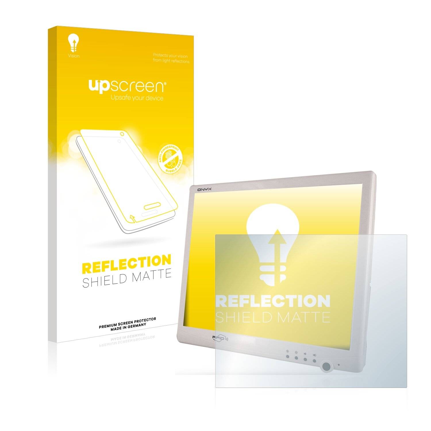 upscreen Reflection Shield Matte Premium Displayschutzfolie für Onyx Venus