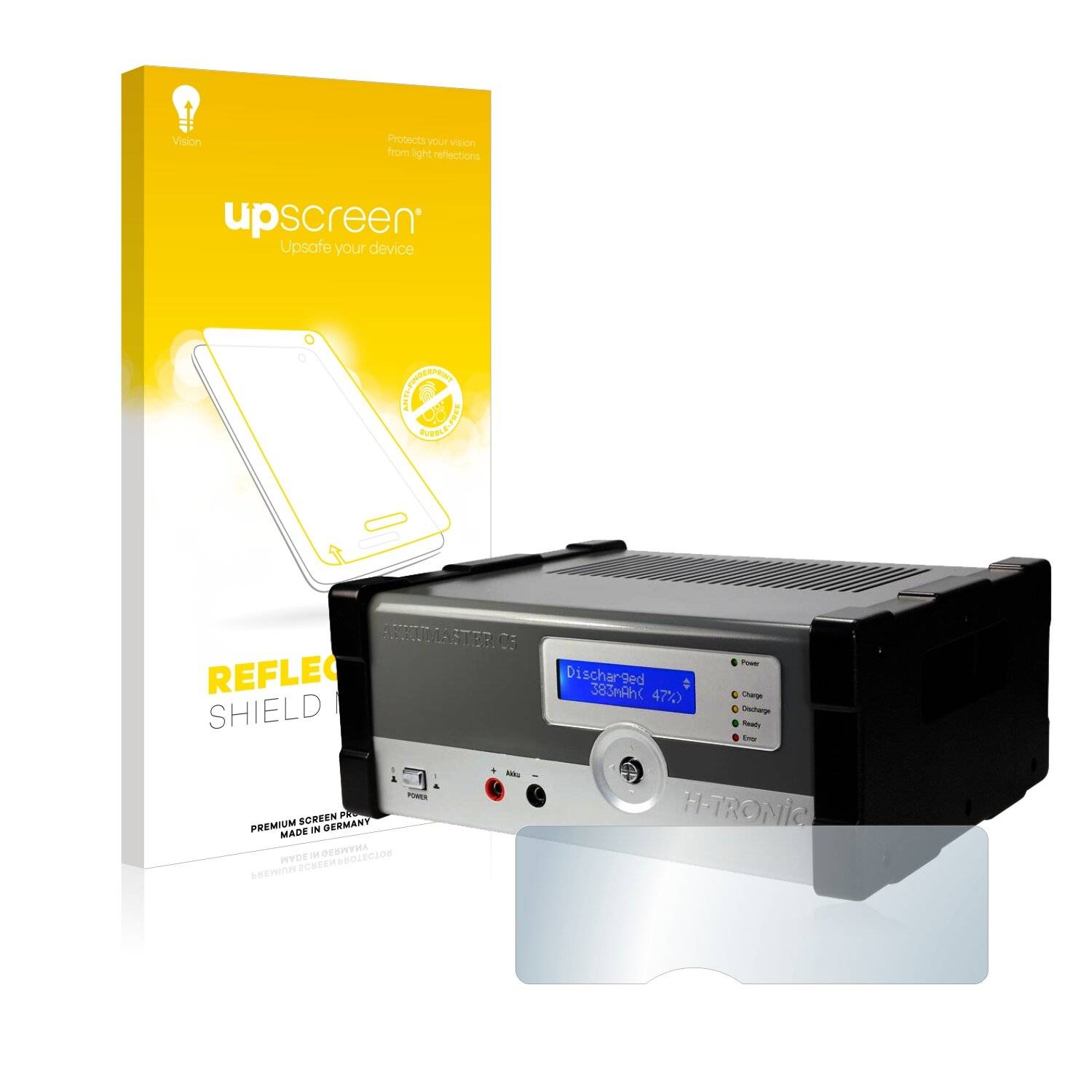 upscreen Reflection Shield Matte Premium Displayschutzfolie für H-Tronic Akkumaster