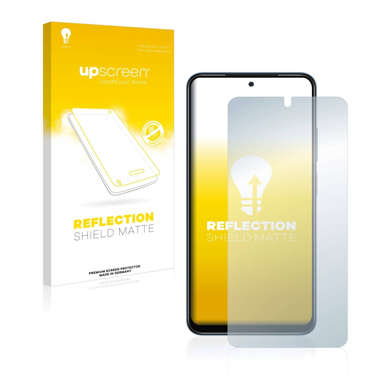 upscreen Reflection Shield Matte Premium Displayschutzfolie für Xiaomi Redmi Note