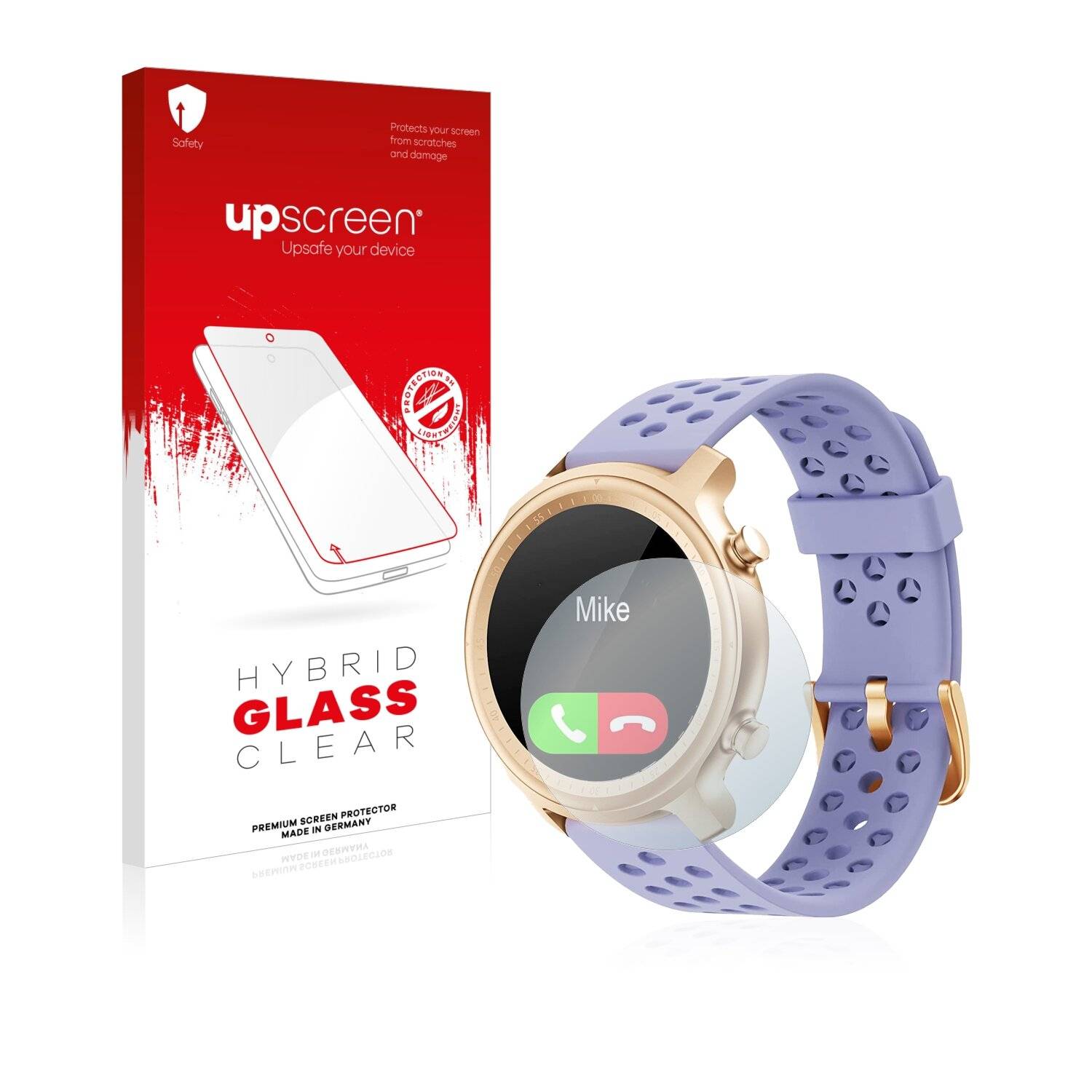 upscreen Hybrid Glass Clear Premium Schutzglas Folie für Fitonme