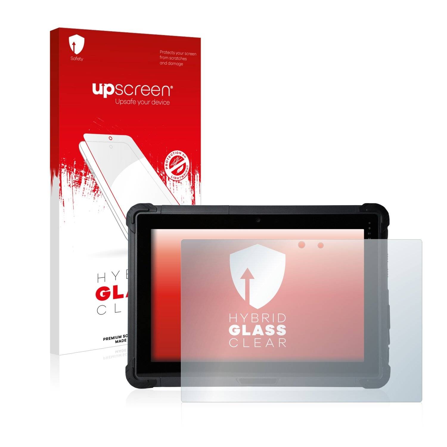 upscreen Hybrid Glass Clear Premium Schutzglas Folie für Ico imaraTab