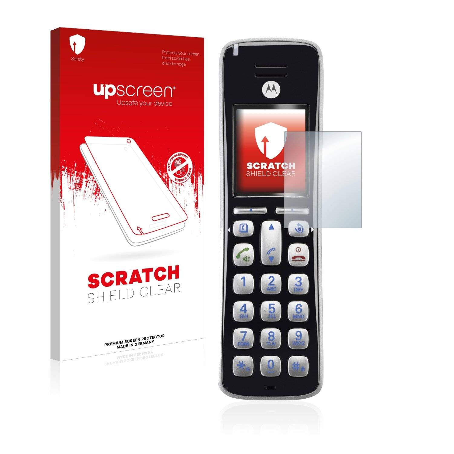 upscreen Scratch Shield Clear Premium Displayschutzfolie für Motorola