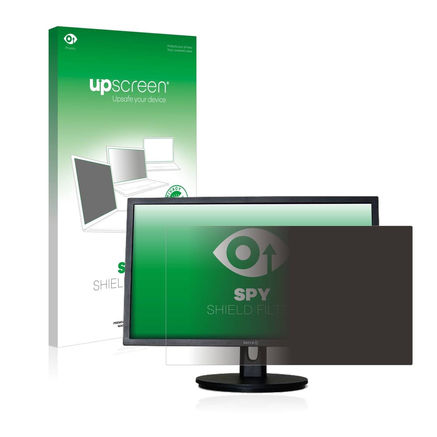 upscreen Spy Shield Filter Premium Blickschutzfilter für Terra 2435W