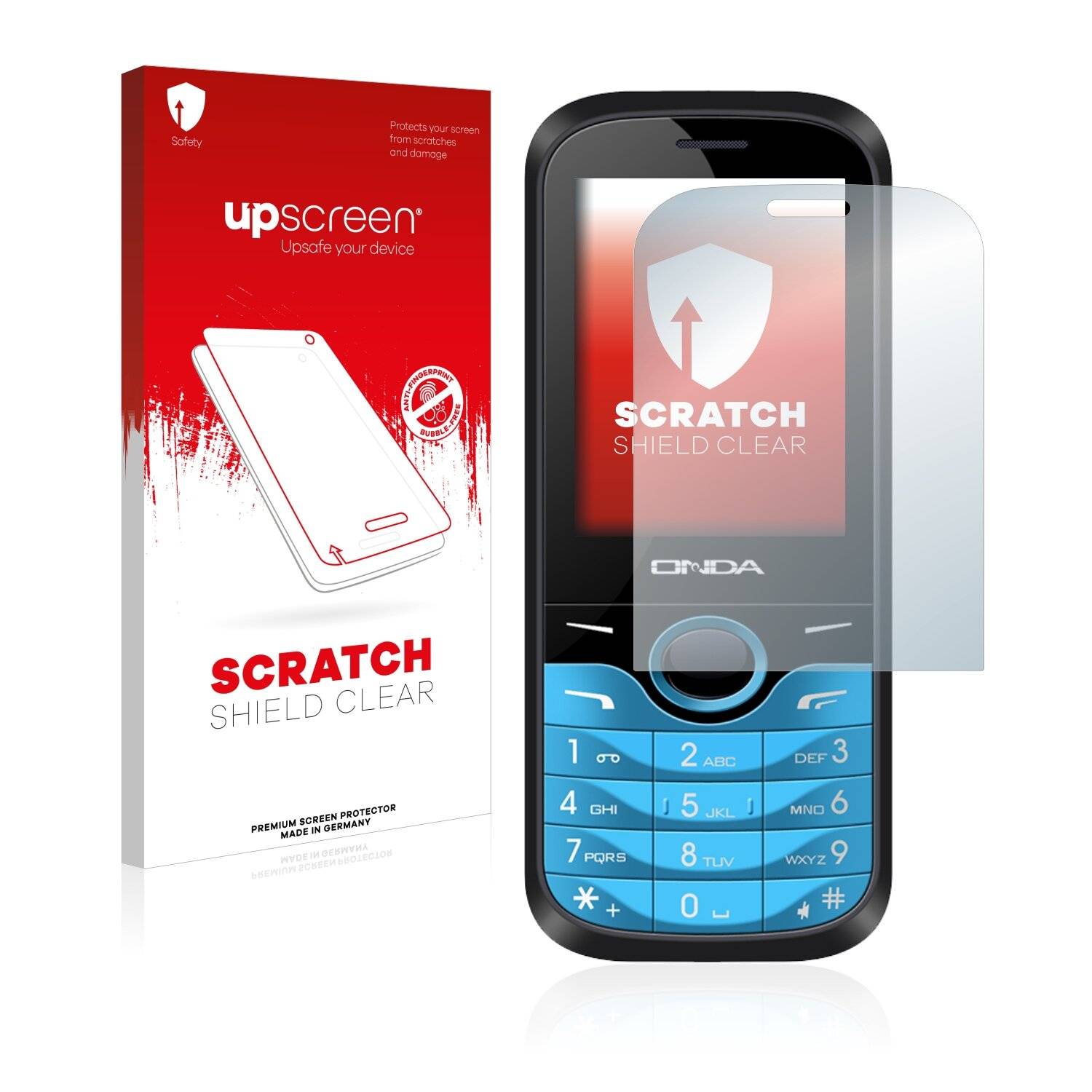 upscreen Scratch Shield Clear Premium Displayschutzfolie für Onda