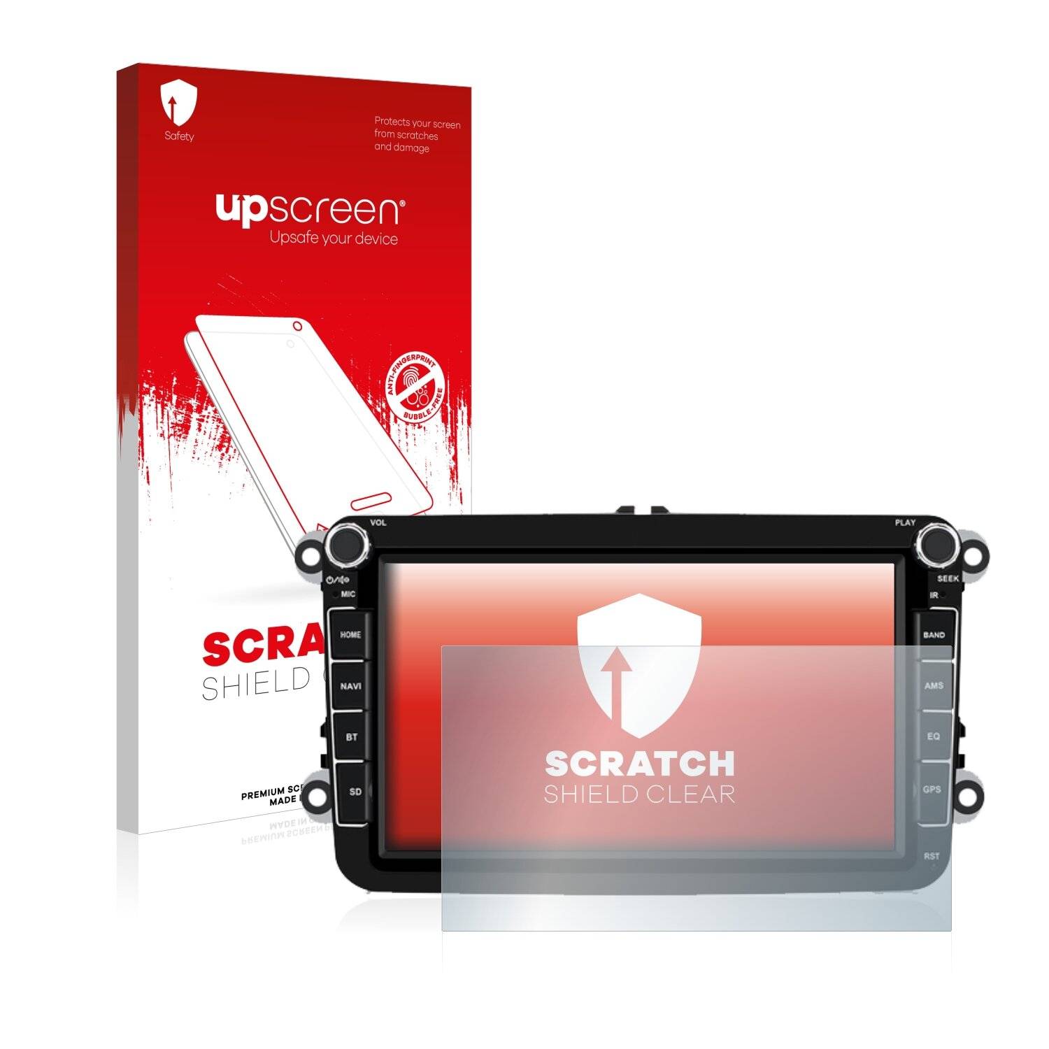 upscreen Scratch Shield Clear Premium Displayschutzfolie für Isudar T72