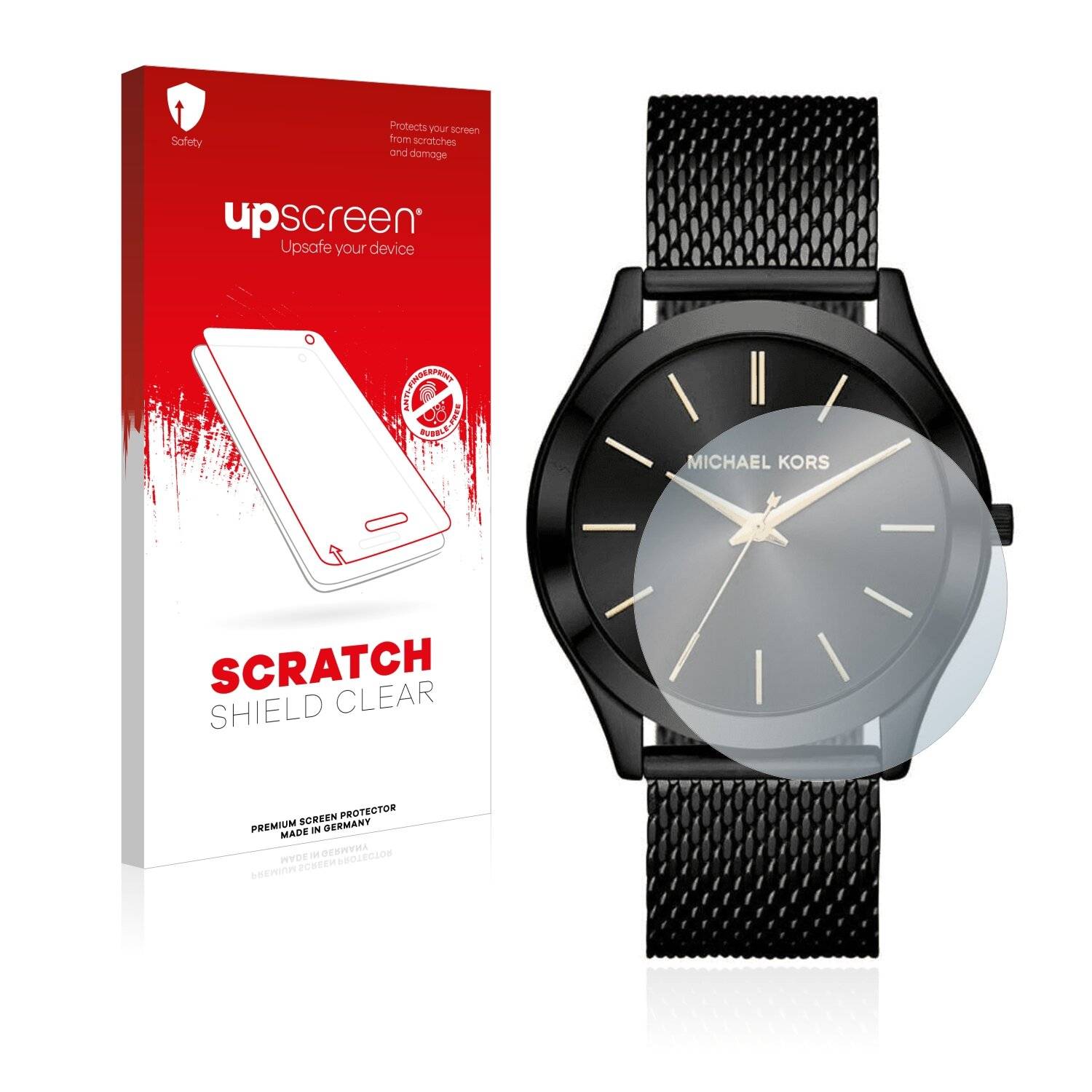 upscreen Scratch Shield Clear Premium Displayschutzfolie für Michael Kors Slim Runway