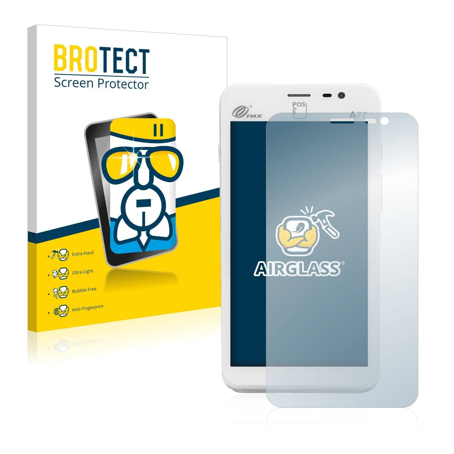 BROTECT AirGlass Schutzglas Folie für myPOS