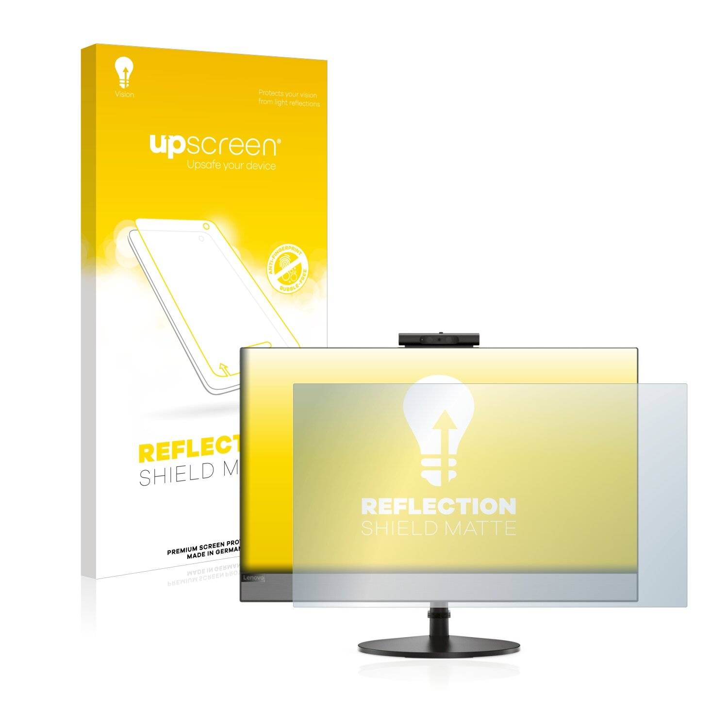 upscreen Reflection Shield Matte Premium Displayschutzfolie für Lenovo ThinkCentre V530