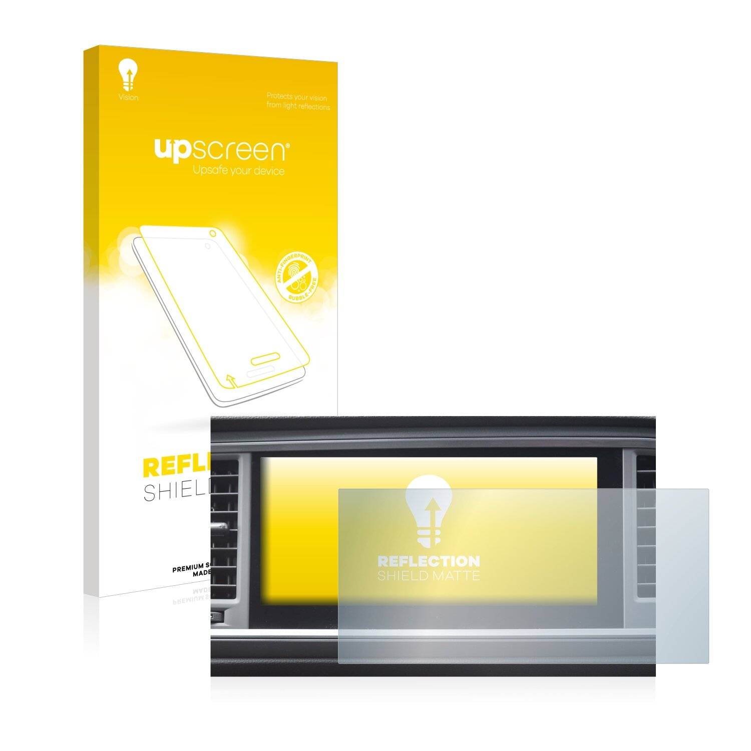 upscreen Reflection Shield Matte Premium Displayschutzfolie für Seat Ateca Style 2021
