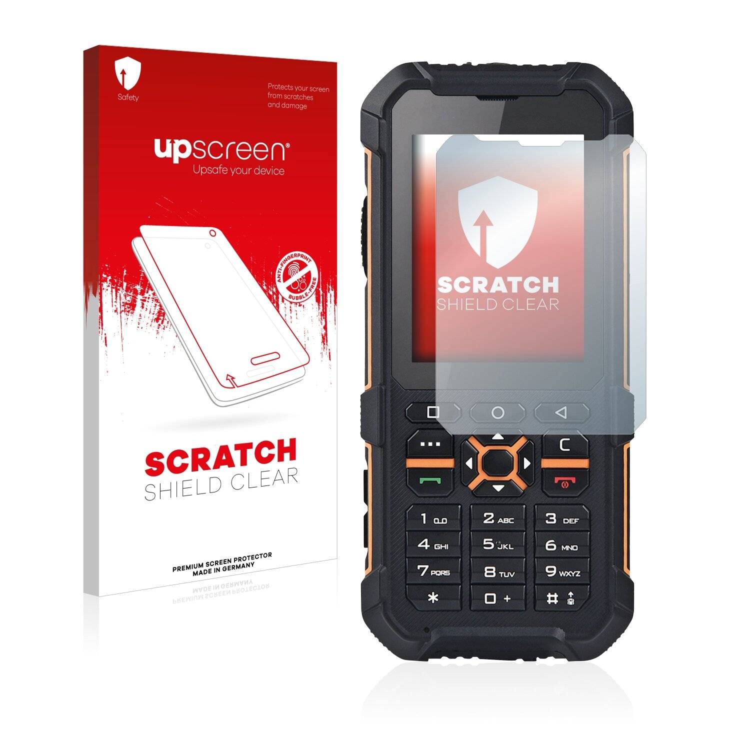 upscreen Scratch Shield Clear Premium Displayschutzfolie für i.safe