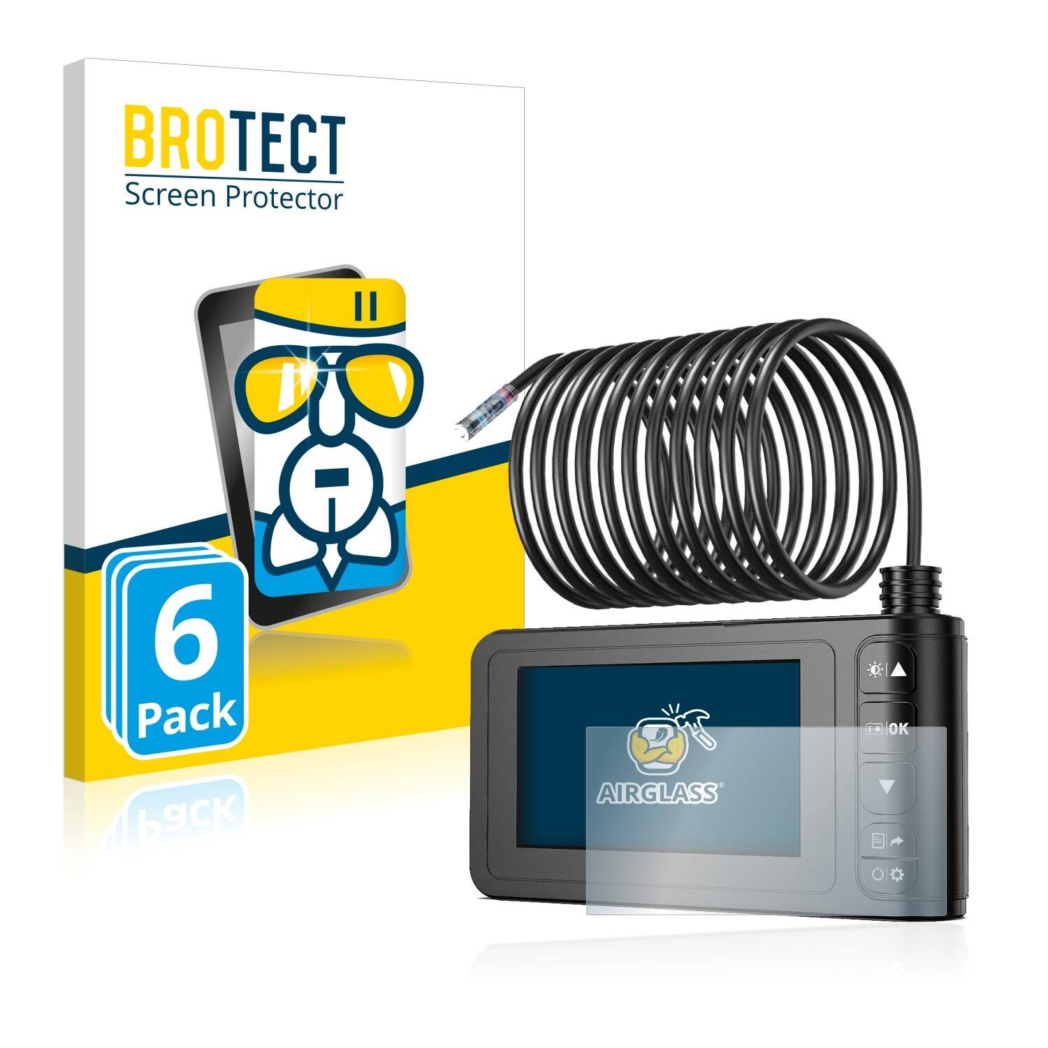 6x BROTECT AirGlass Schutzglas Folie für Skybasic