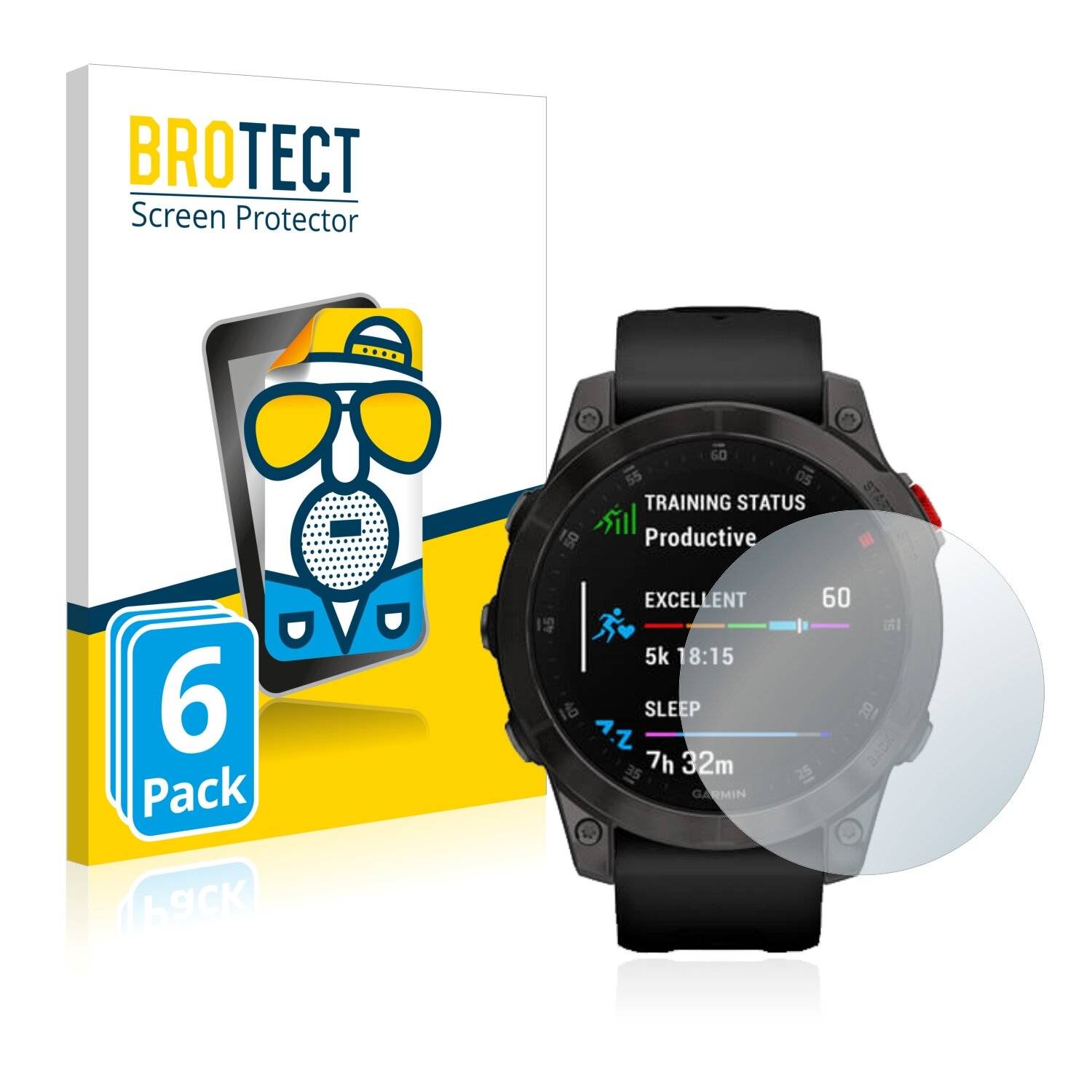 6x BROTECT Matte Displayschutzfolie für Garmin epix (Gen 2) - Entspiegelt,