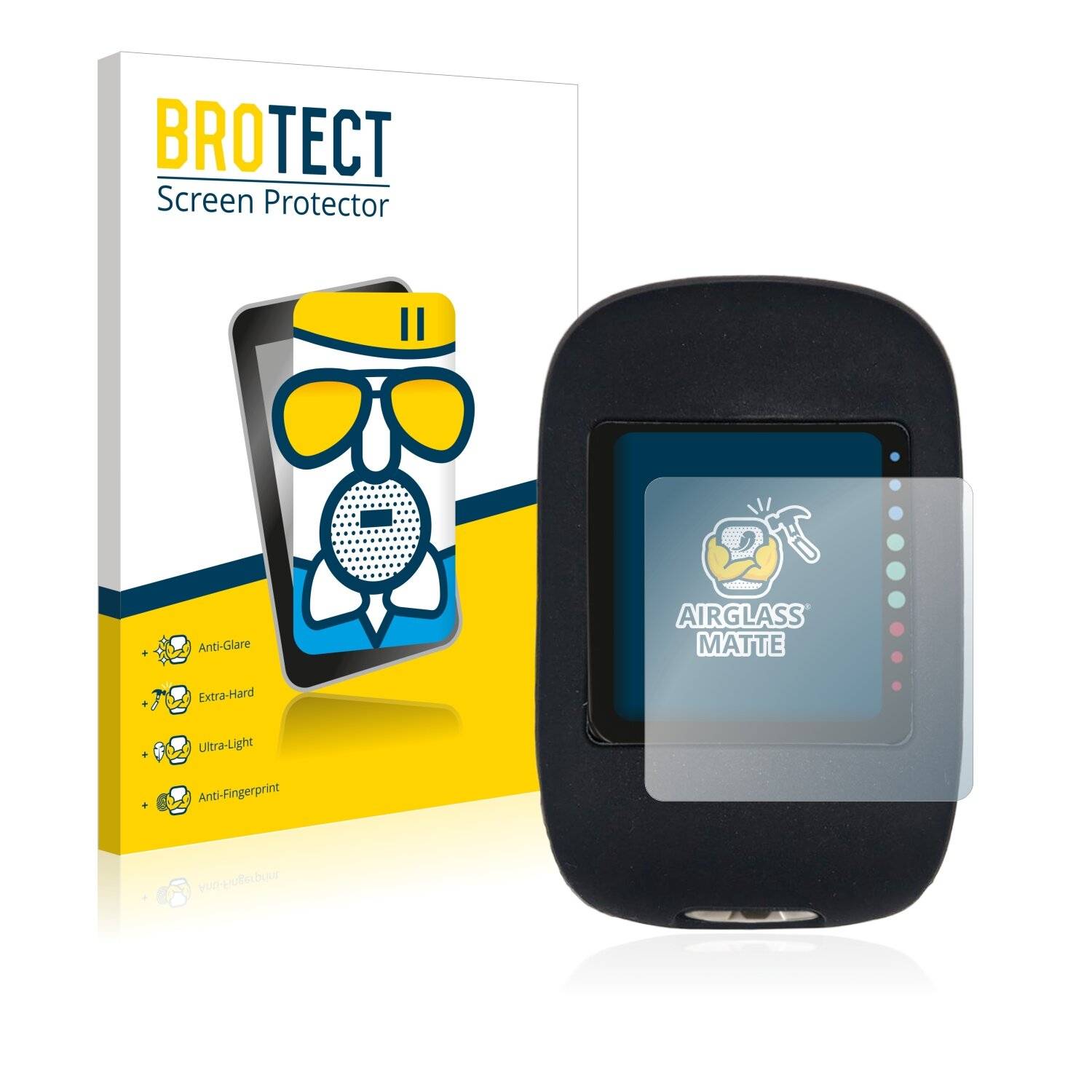 BROTECT AirGlass Matte Schutzglas Folie für Accu-Chek