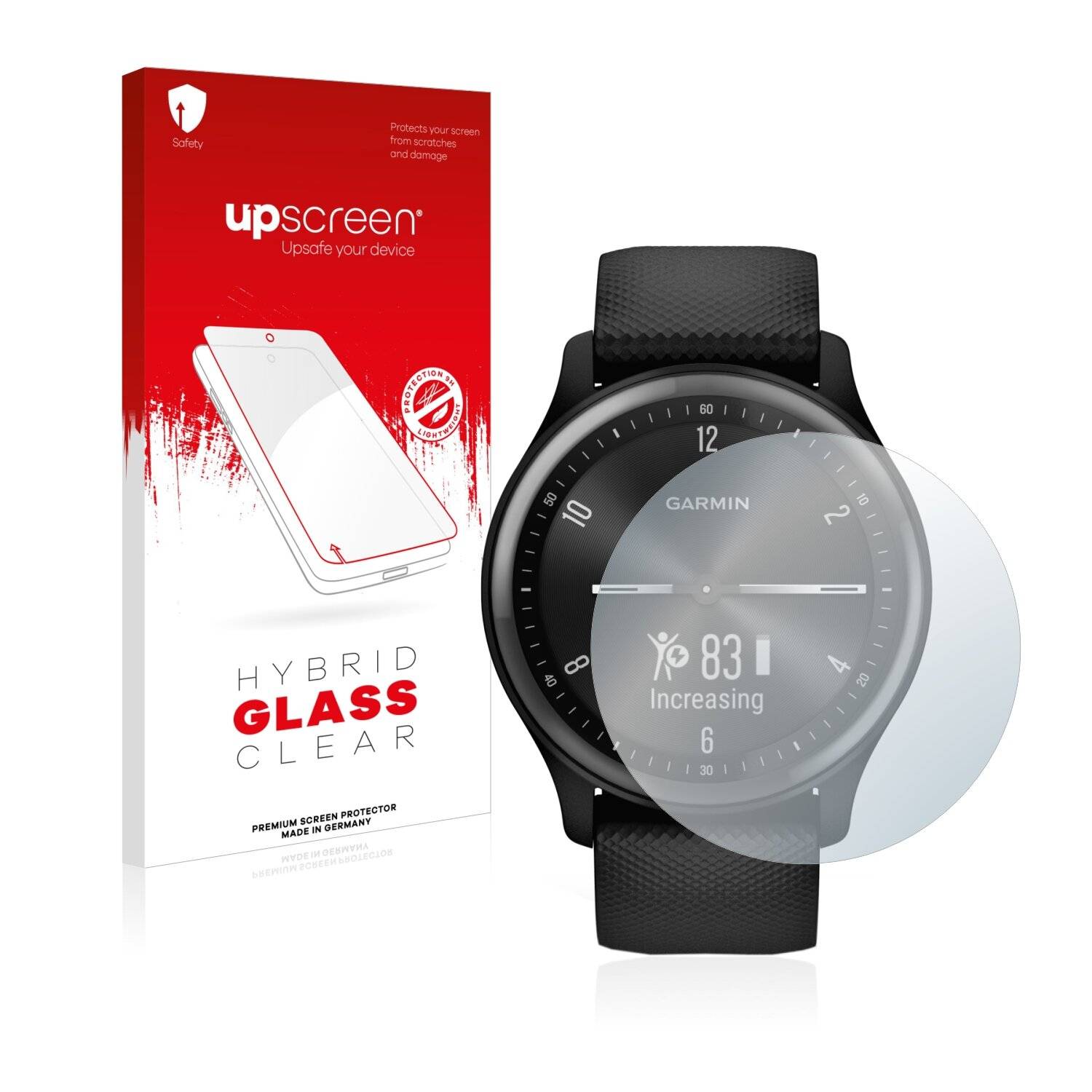 upscreen Hybrid Glass Clear Premium Schutzglas Folie für Lilliput Panelmaster 793