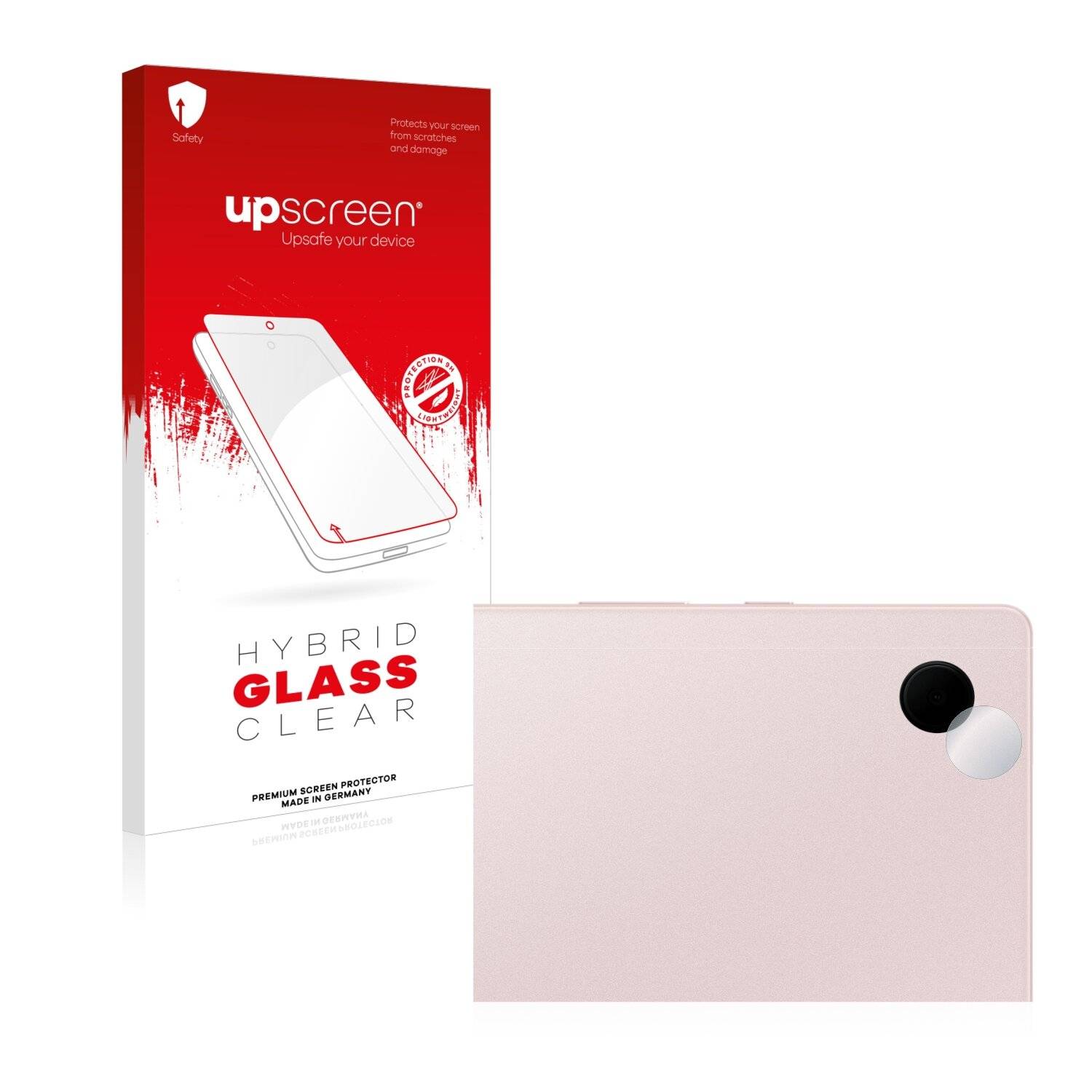 upscreen Hybrid Glass Clear Premium Schutzglas Folie für Samsung Galaxy Tab A8 WiFi (NUR