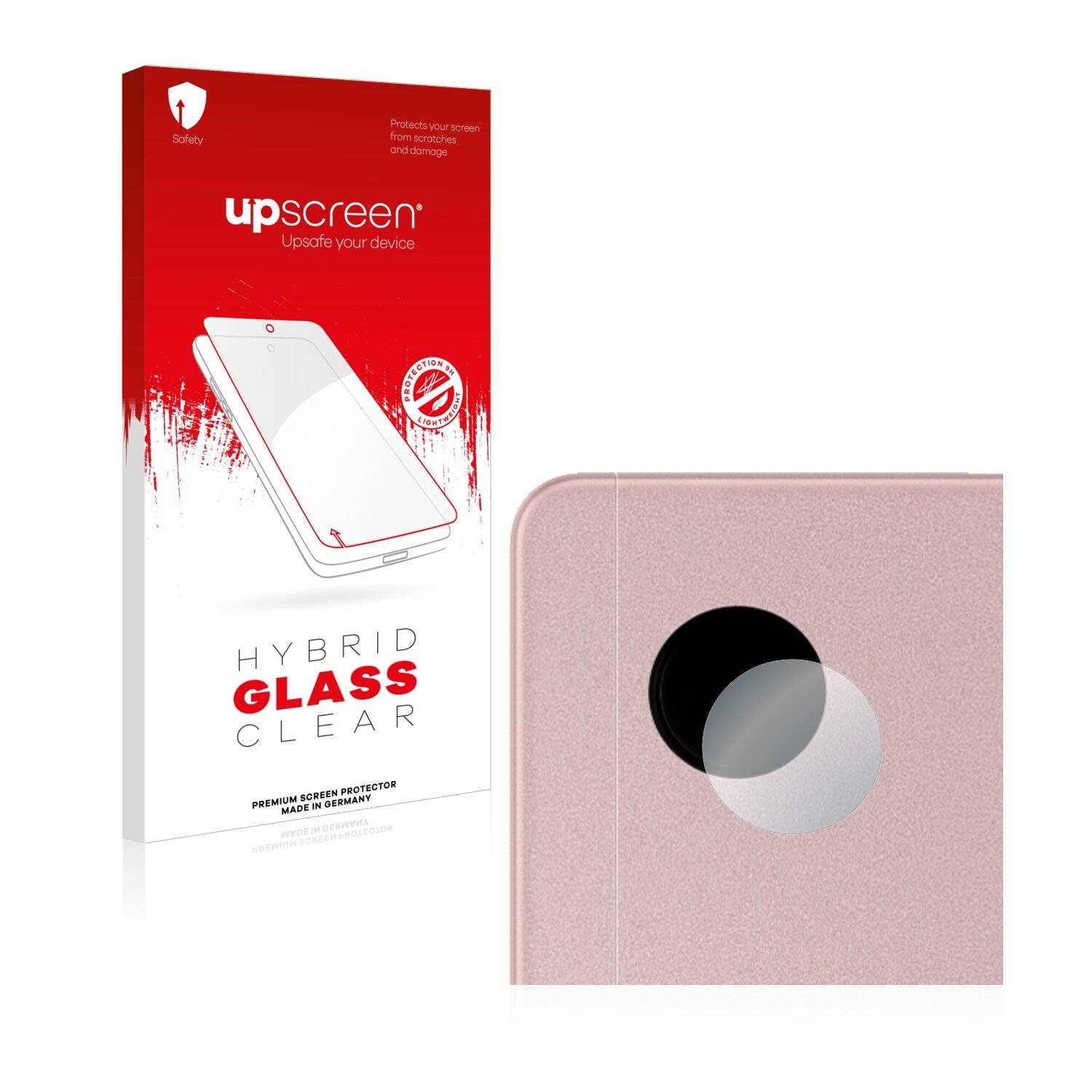 upscreen Hybrid Glass Clear Premium Schutzglas Folie für Samsung Galaxy Tab A8 LTE (NUR