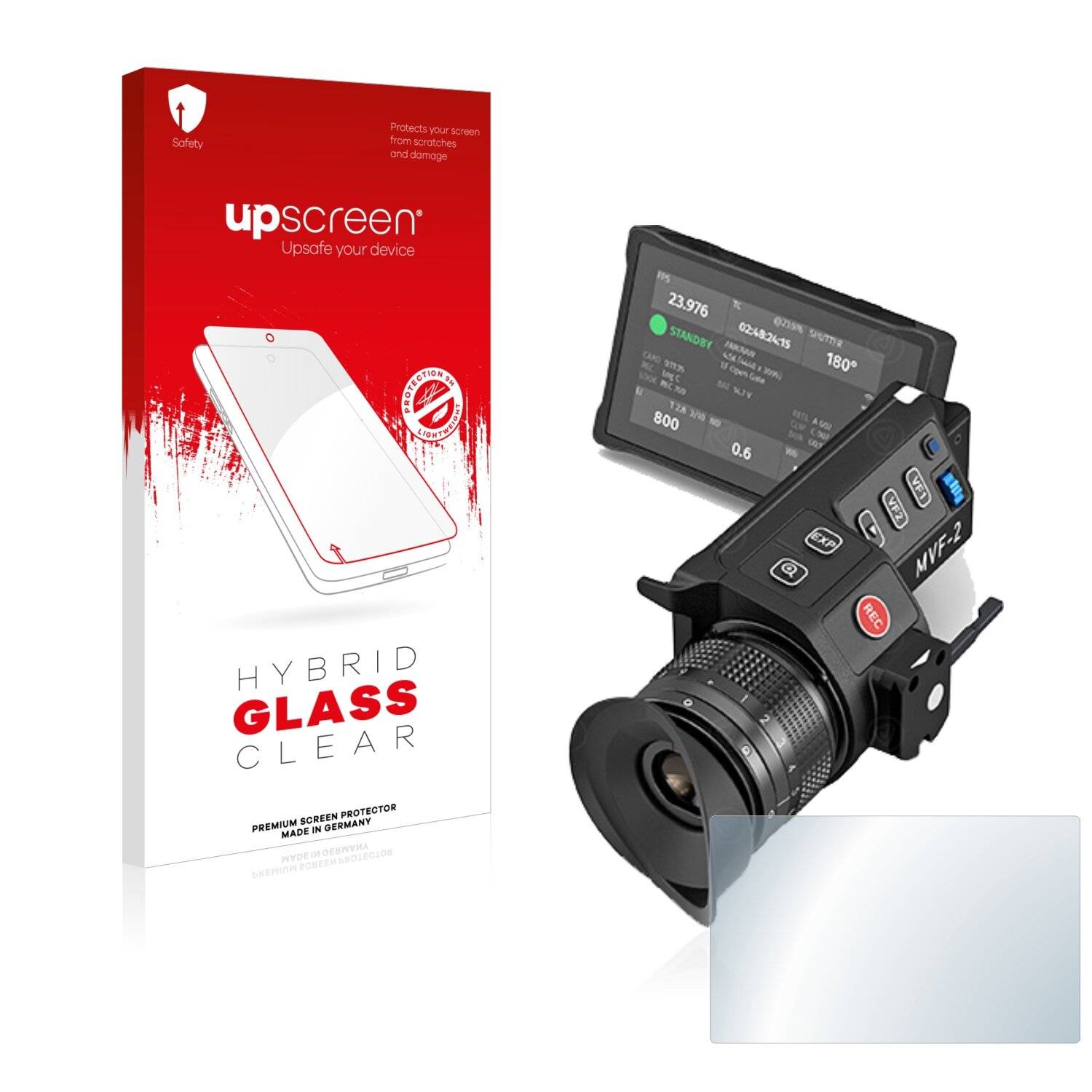 upscreen Hybrid Glass Clear Premium Schutzglas Folie für Arri