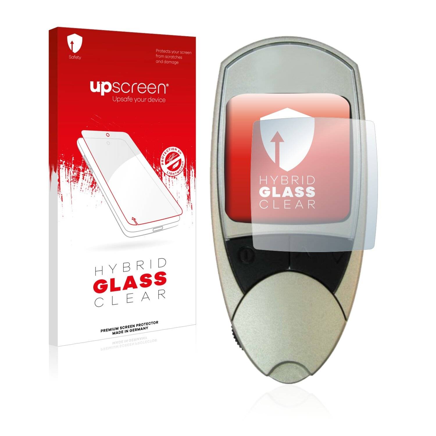 upscreen Hybrid Glass Clear Premium Schutzglas Folie für Gluco