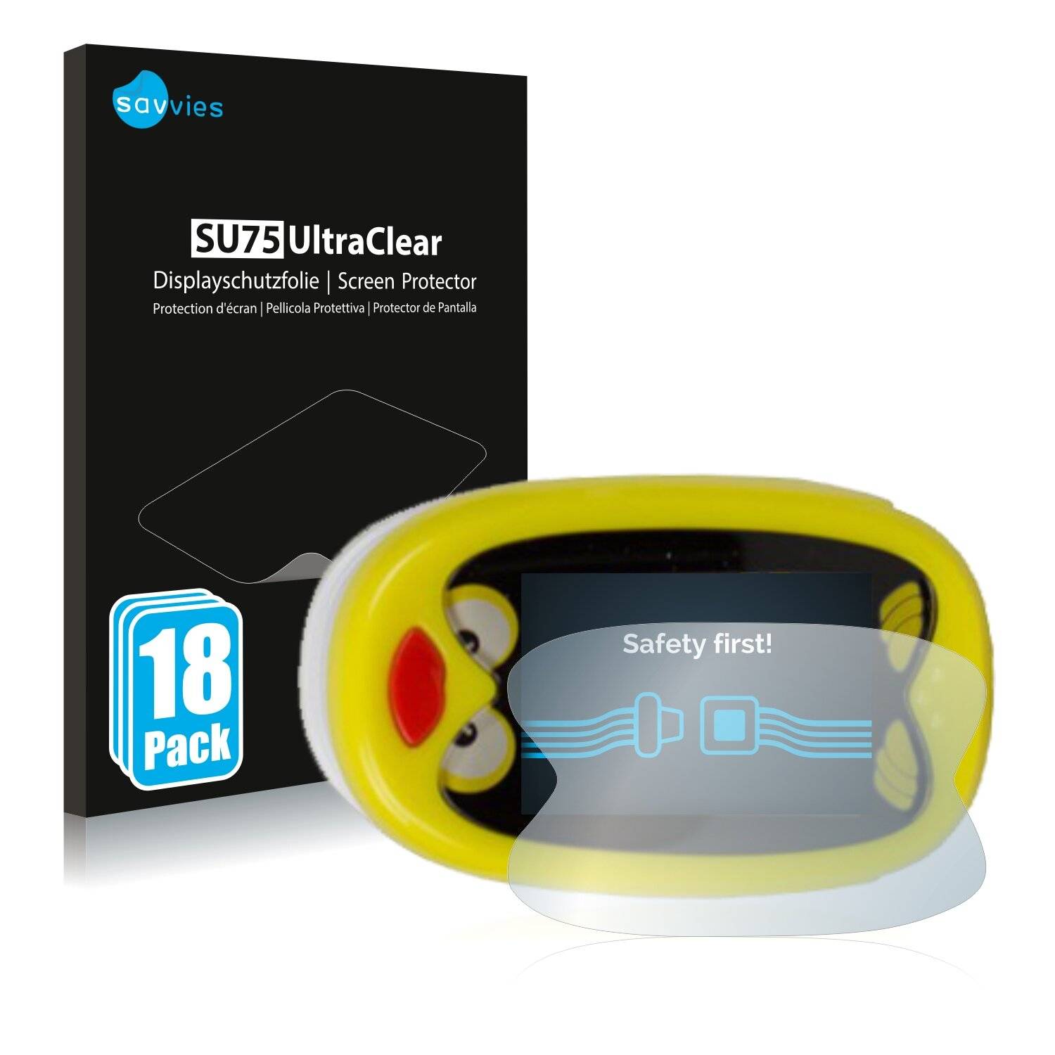 18x Savvies SU75 Displayschutzfolie für Pulox