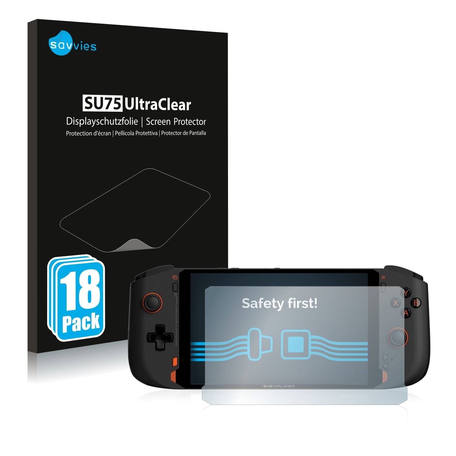 18x Savvies SU75 Displayschutzfolie für One XPlayer