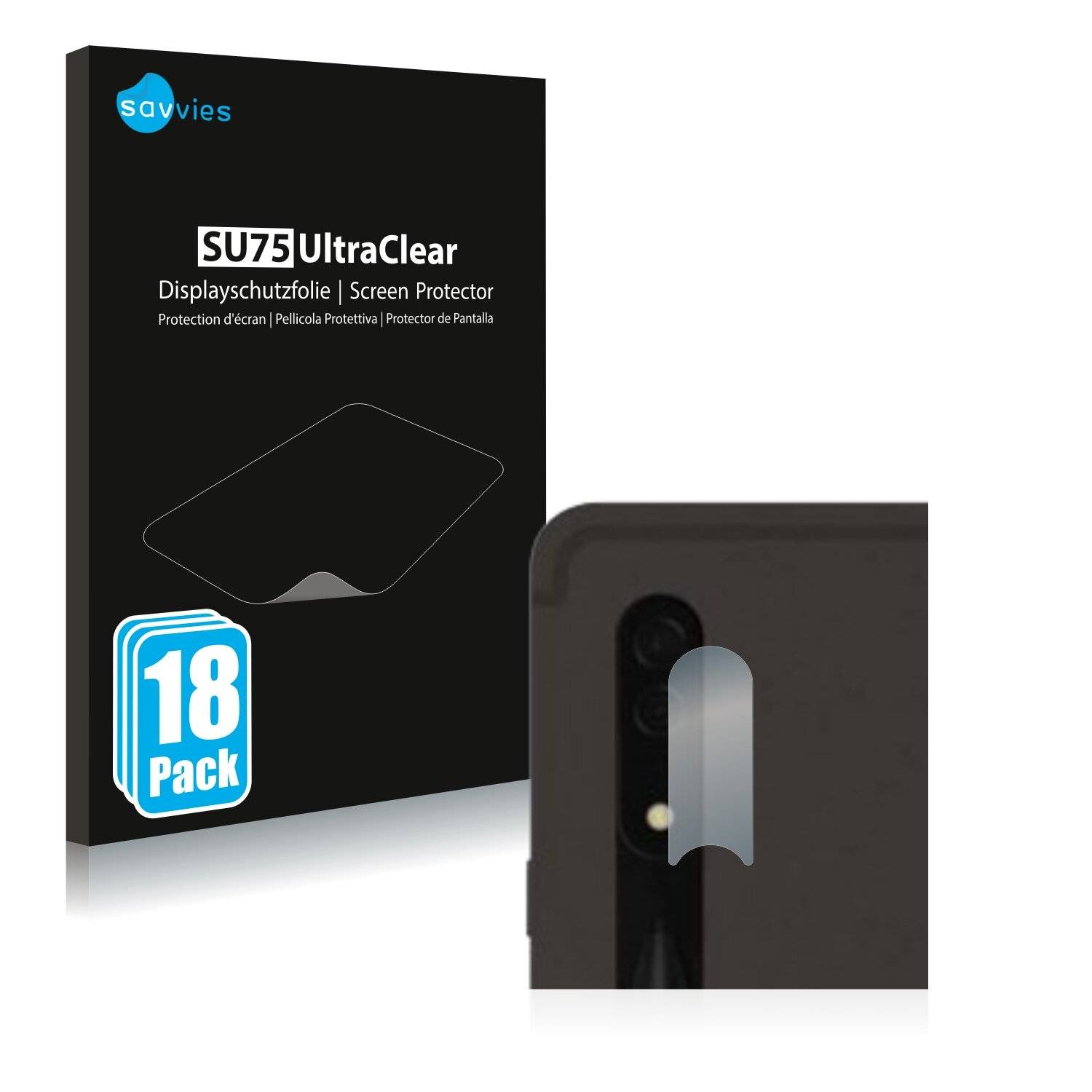 18x Savvies SU75 Displayschutzfolie für Samsung Galaxy Tab S8 Ultra WiFi (NUR
