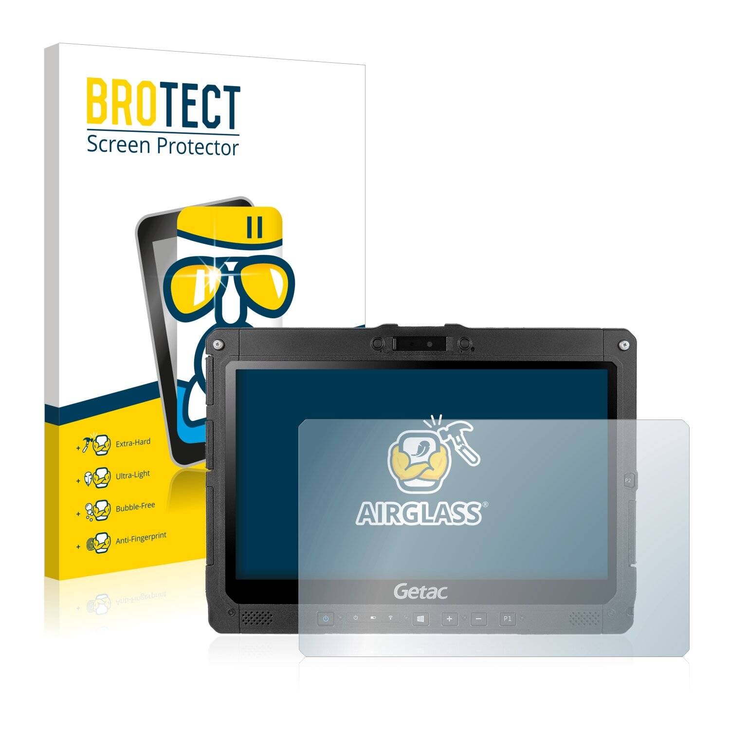 BROTECT AirGlass Schutzglas Folie für Getac