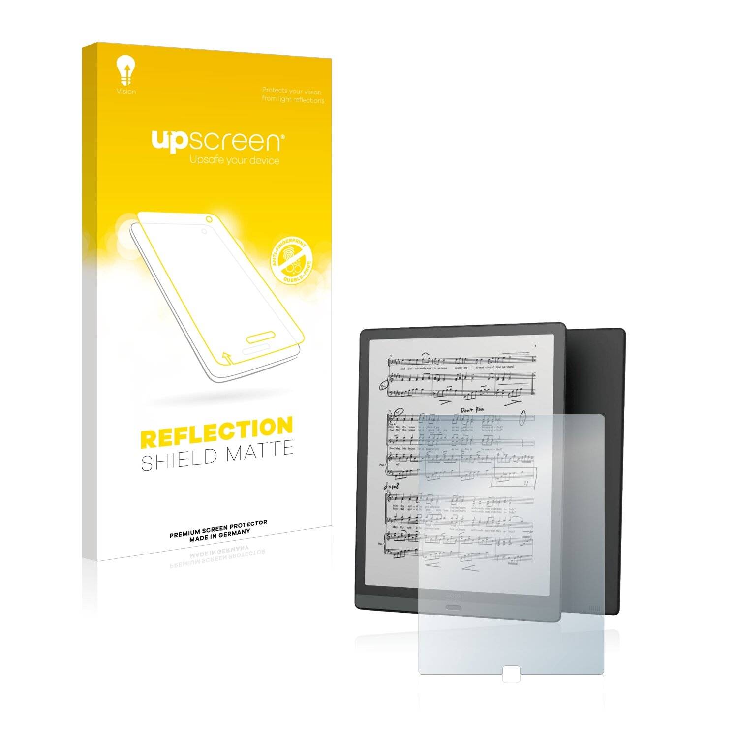 upscreen Reflection Shield Matte Premium Displayschutzfolie für Onyx Boox Pagebox