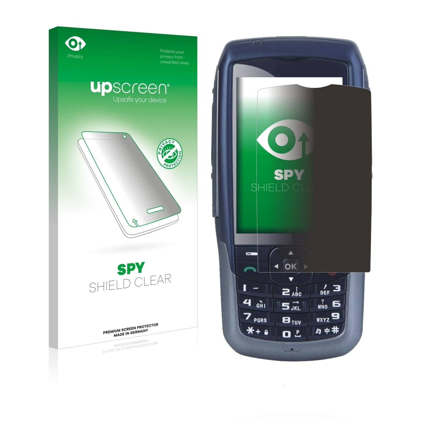 upscreen Spy Shield Clear Premium Blickschutzfolie für Malux SED