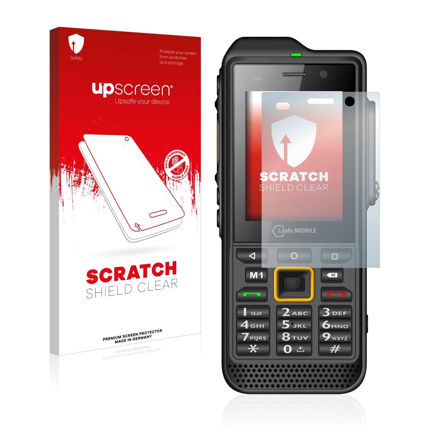 upscreen Scratch Shield Clear Premium Displayschutzfolie für i.safe