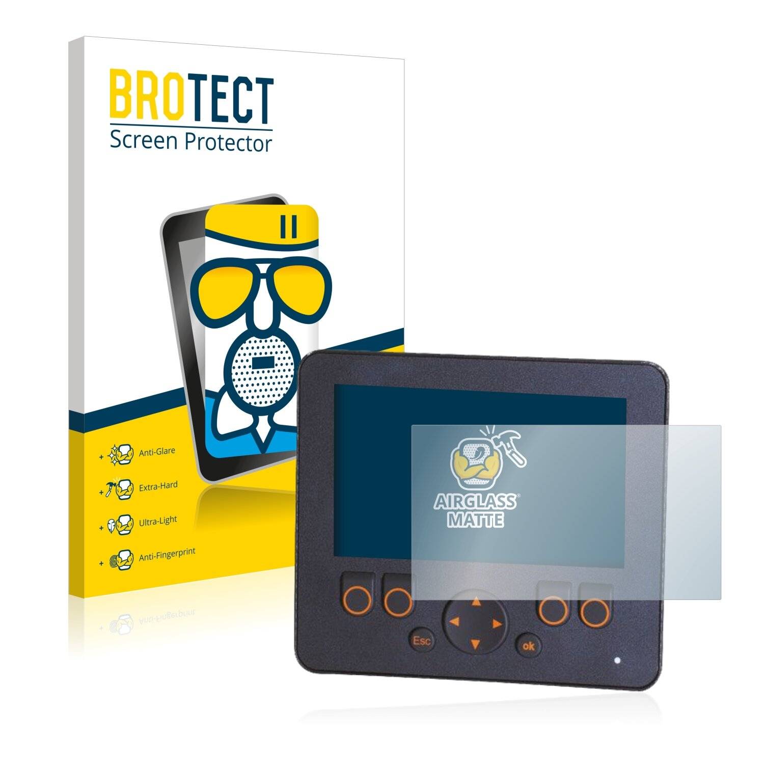 BROTECT AirGlass Matte Schutzglas Folie für ifm