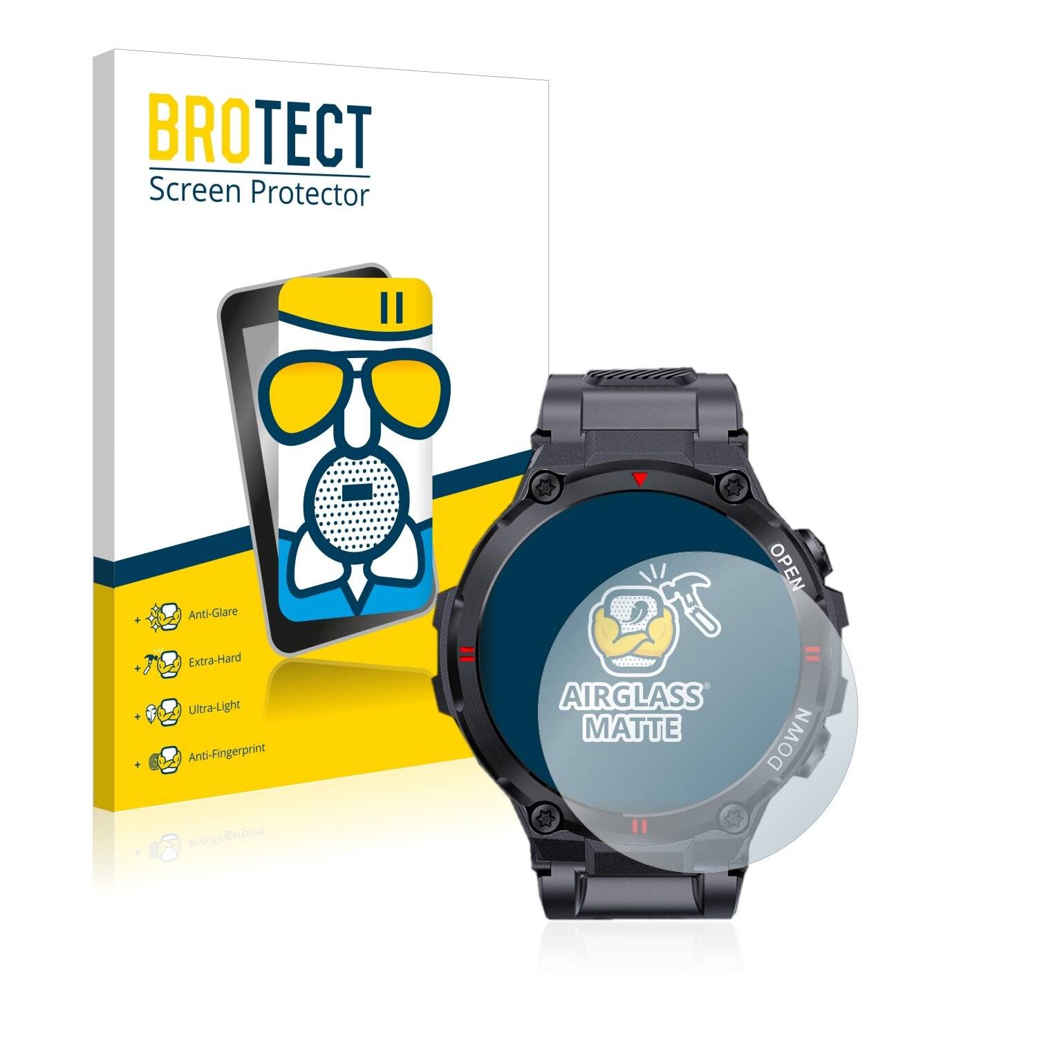BROTECT AirGlass Matte Schutzglas Folie für BlitzWolf