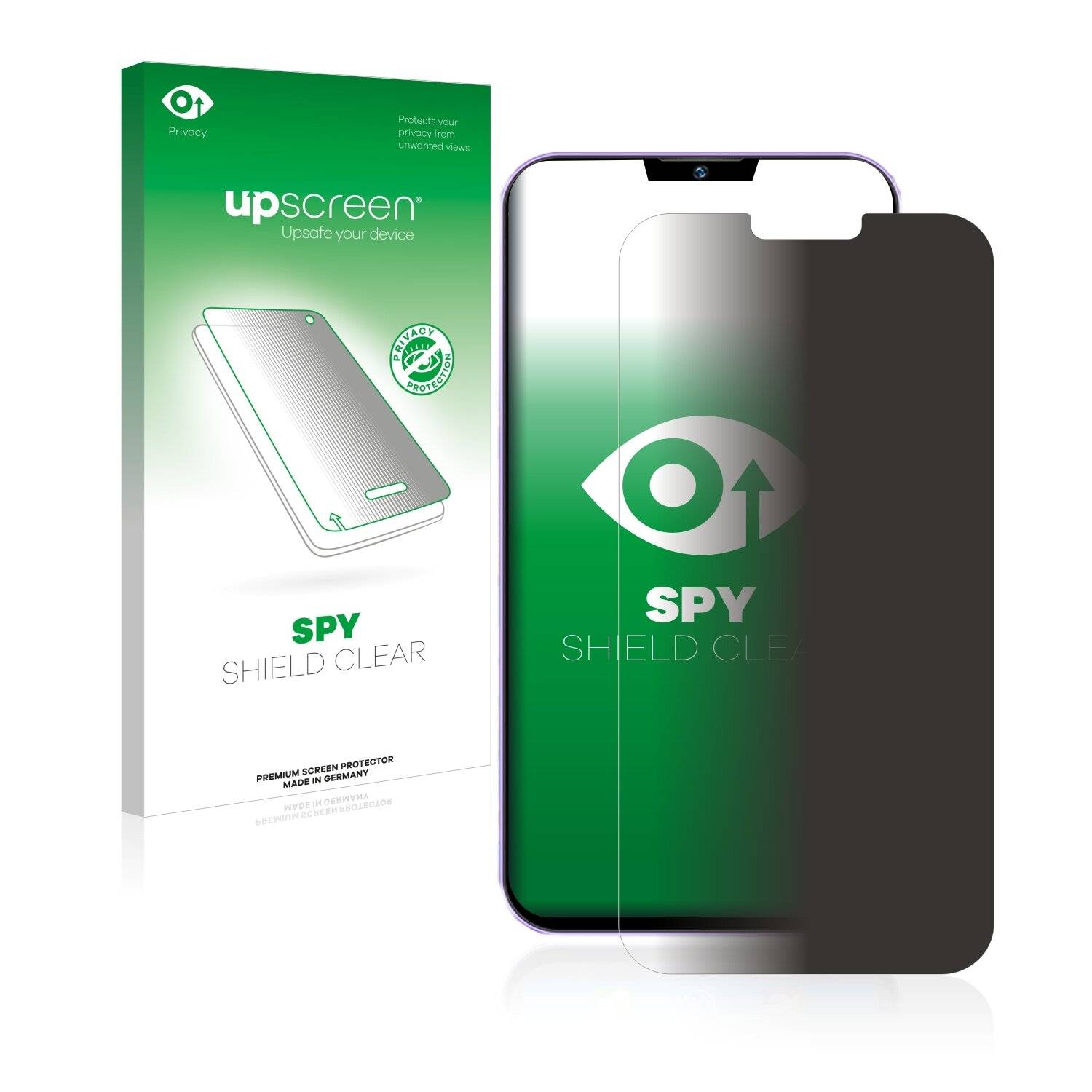 upscreen Spy Shield Clear Premium Blickschutzfolie für Gionee G13